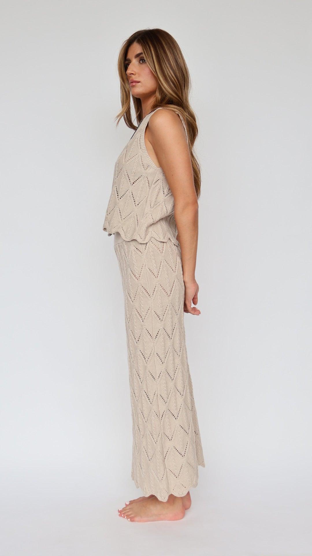 Scallop Knit Top Product Image