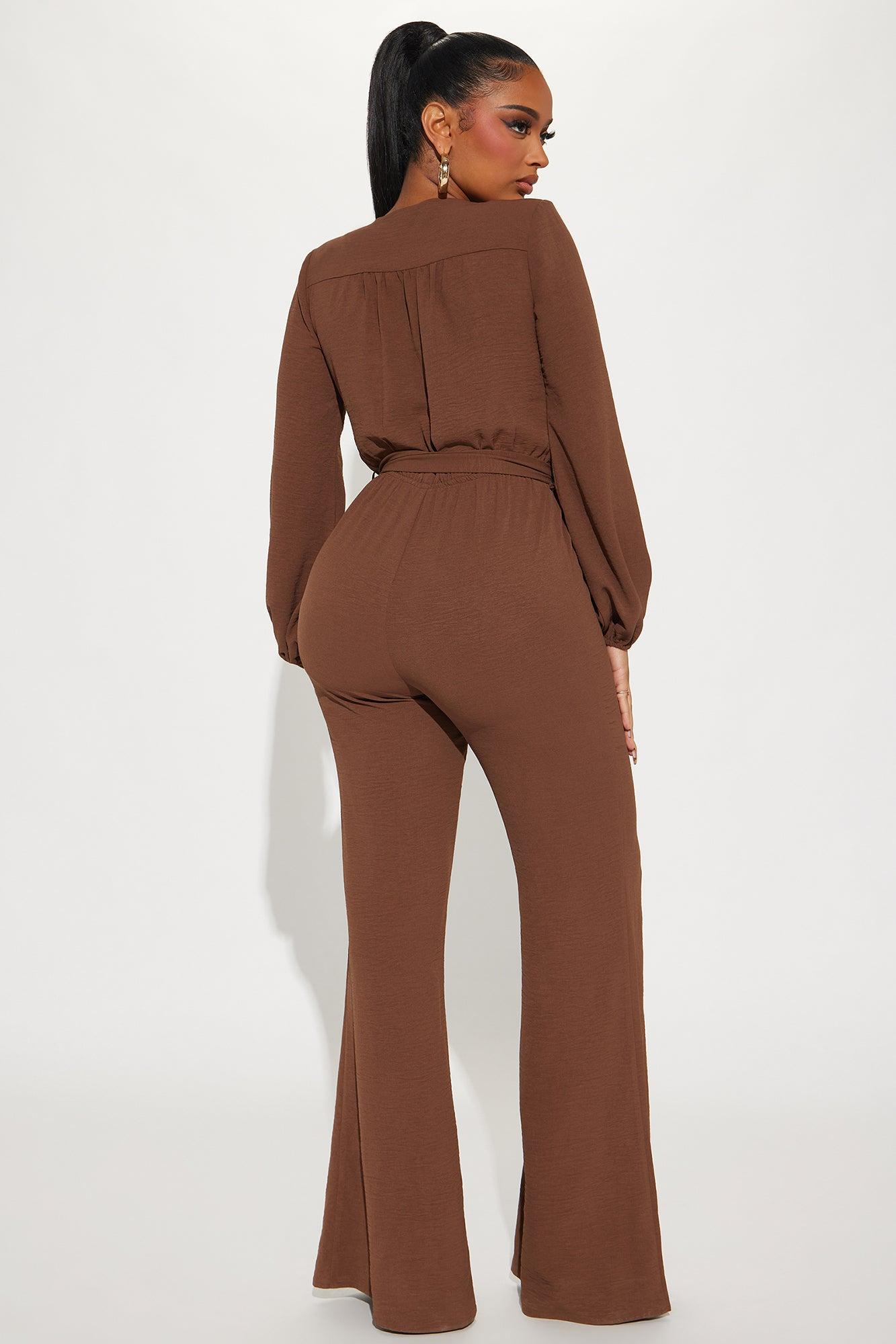 Millie Jumpsuit - Chocolate Product Image