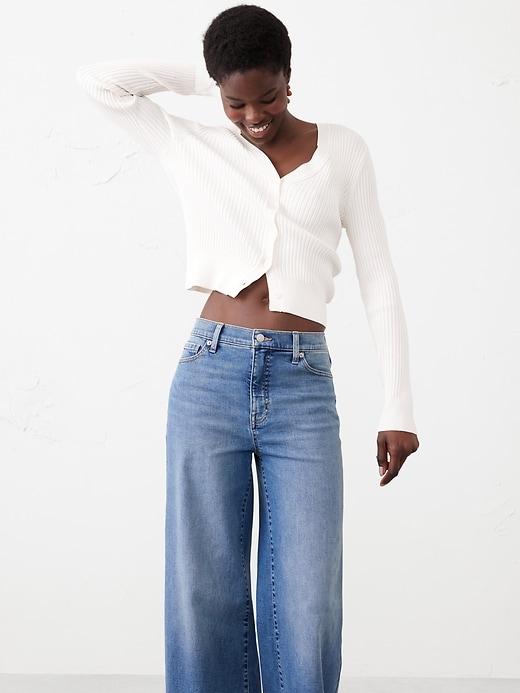Wide-Leg High-Rise Jean Product Image