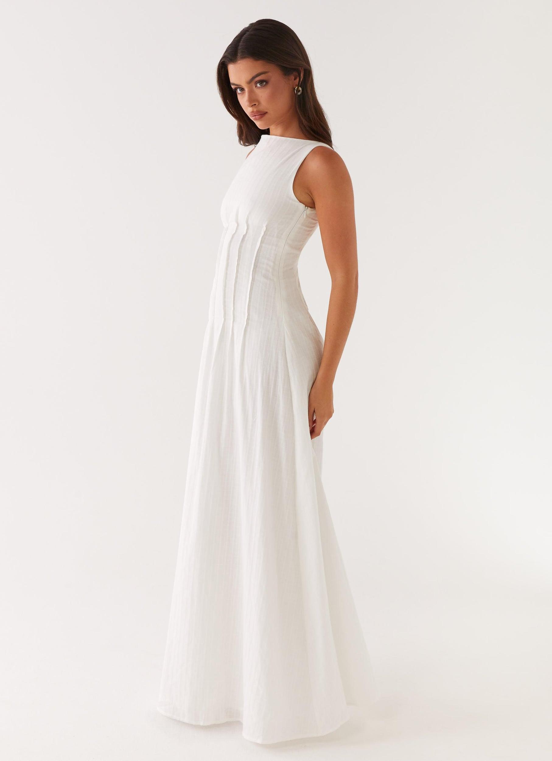 Maloney Maxi Dress - White Product Image