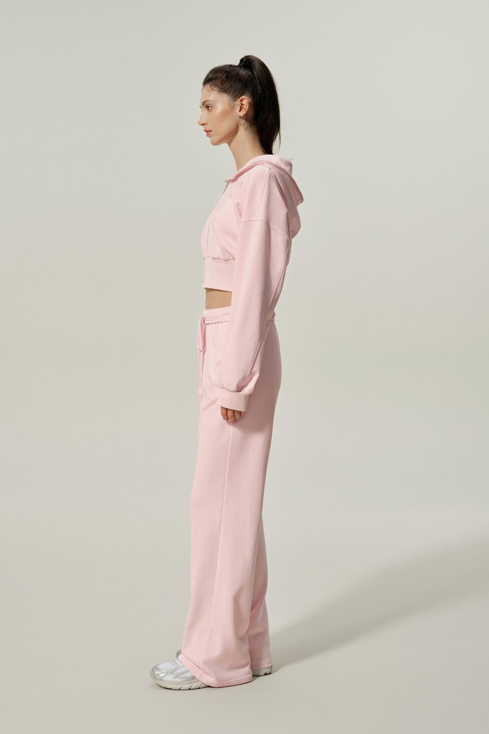 LILYSILK SILKERRY Womens Cropped Zip Up Hoodie | 100% Silk Loops | Cozy Zip-Up Jacket | Espresso L Product Image