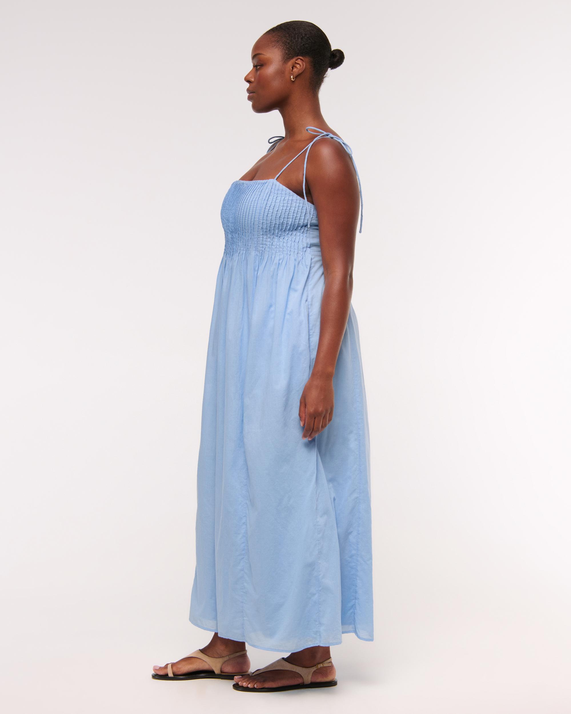Pintuck Flowy Maxi Dress Product Image