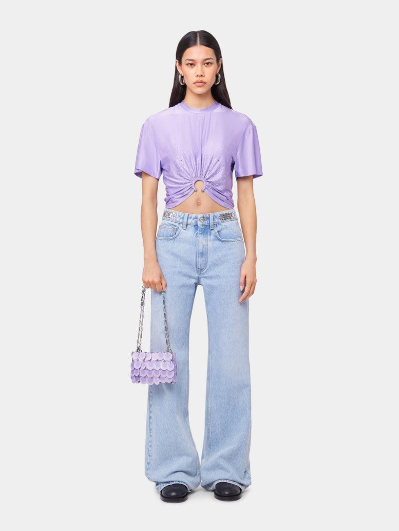 LAVENDER PIERCING TEE-SHIRT IN JERSEY Product Image