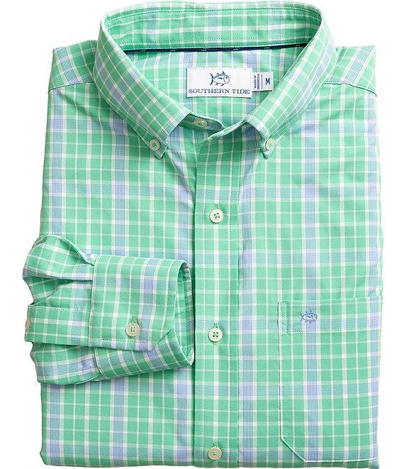 Southern Tide Beckenham Plaid Long Woven Dress Shirt Product Image