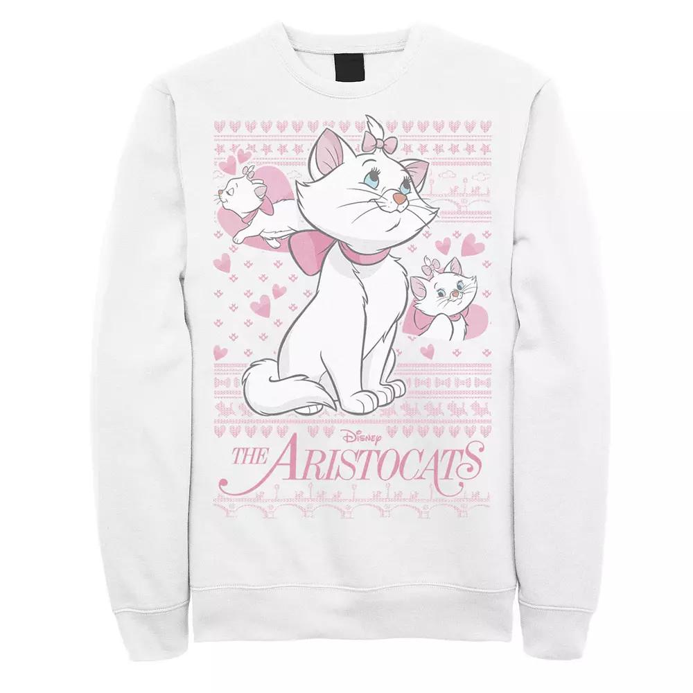 Disney's The Aristocats Marie Men's Christmas Ugly Sweater Sweatshirt,  Product Image