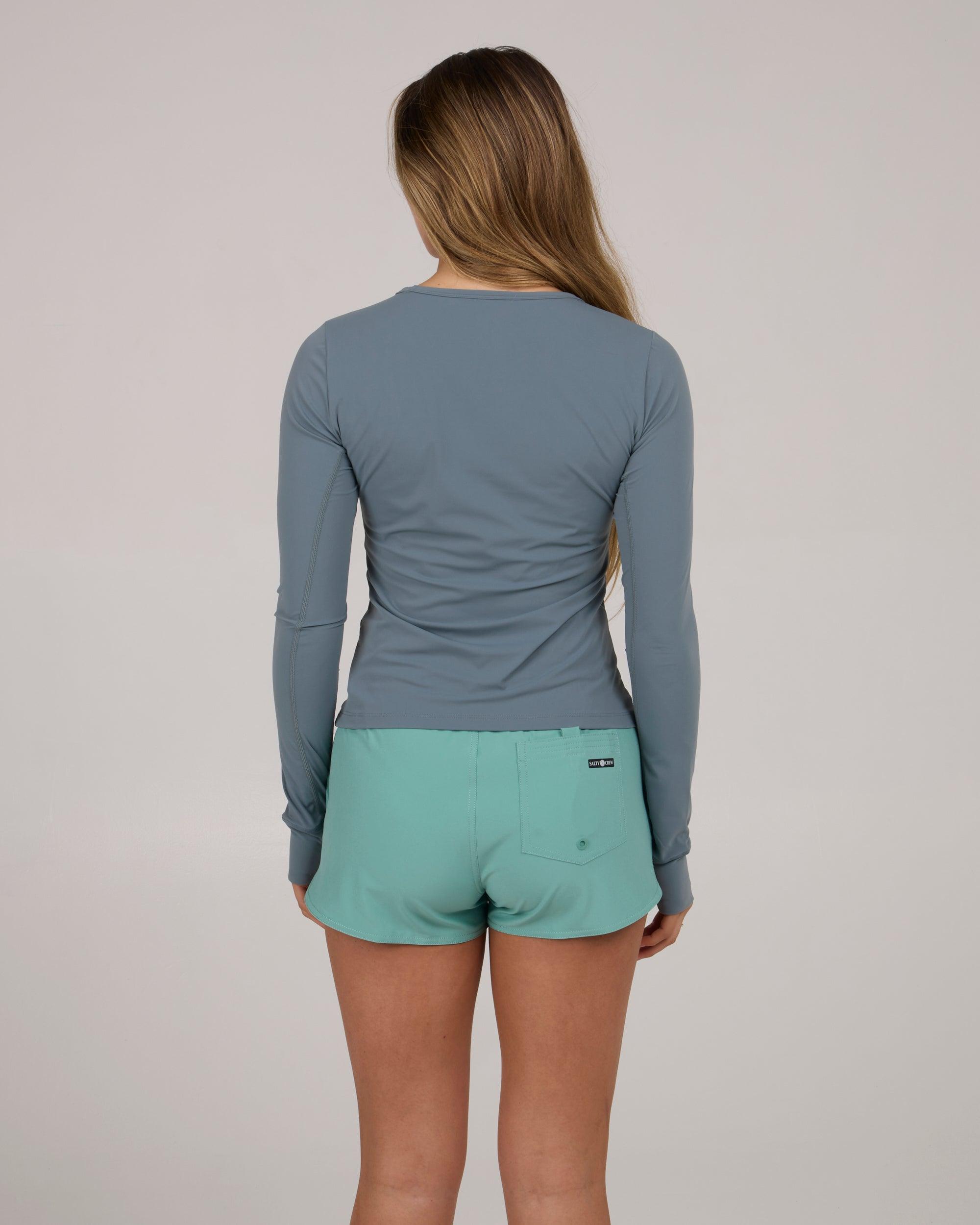 Alpha Sunshirt - Fin Blue Female Product Image