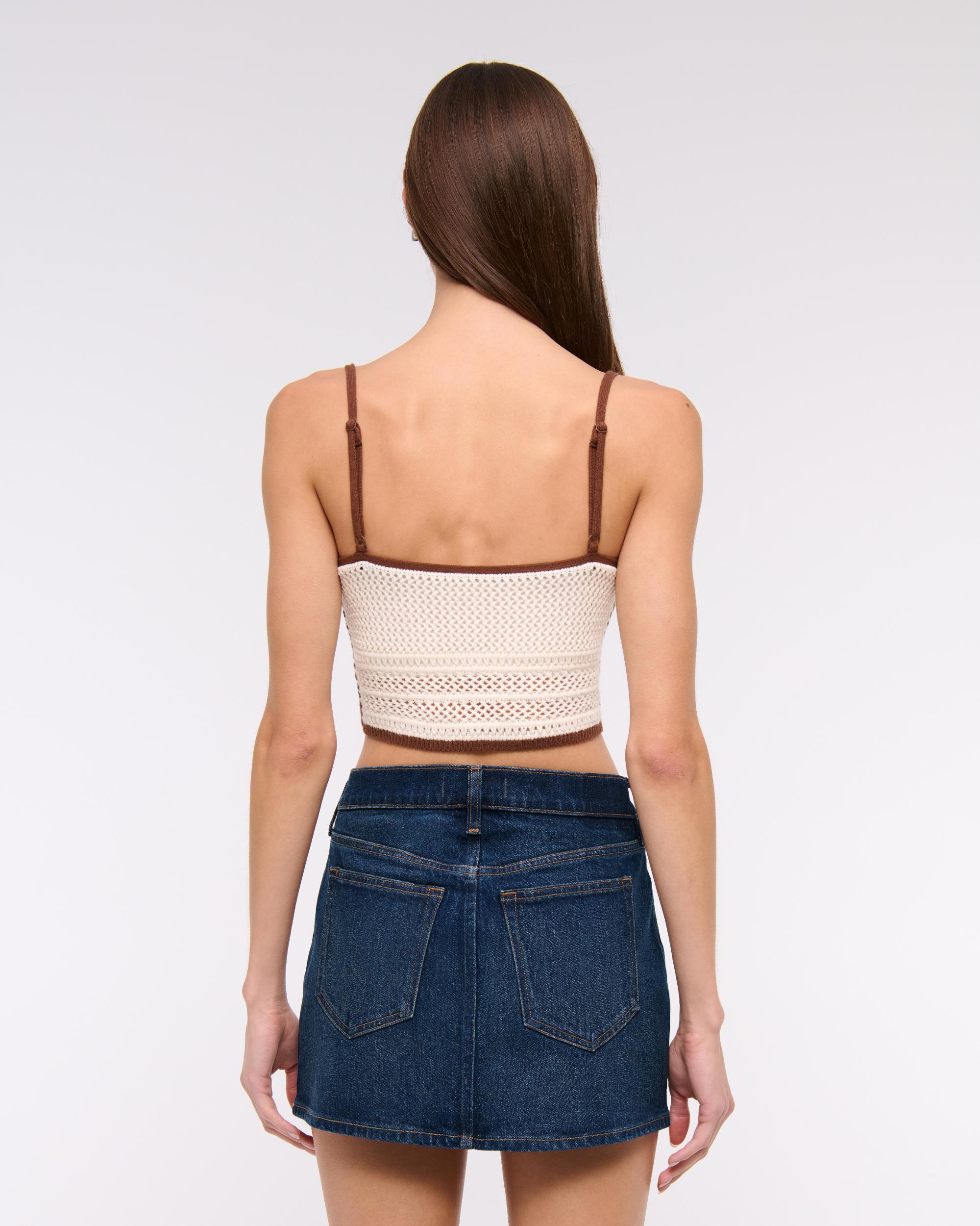 Mid Rise Denim Mini Skirt Product Image