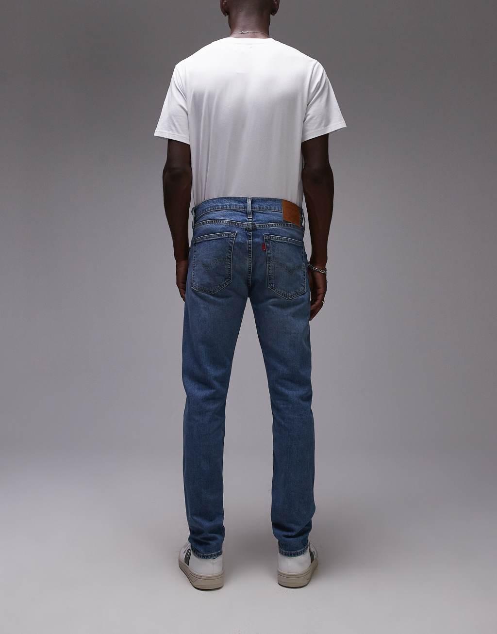 Levi's 510 skinny jeans in mid wash blue Product Image
