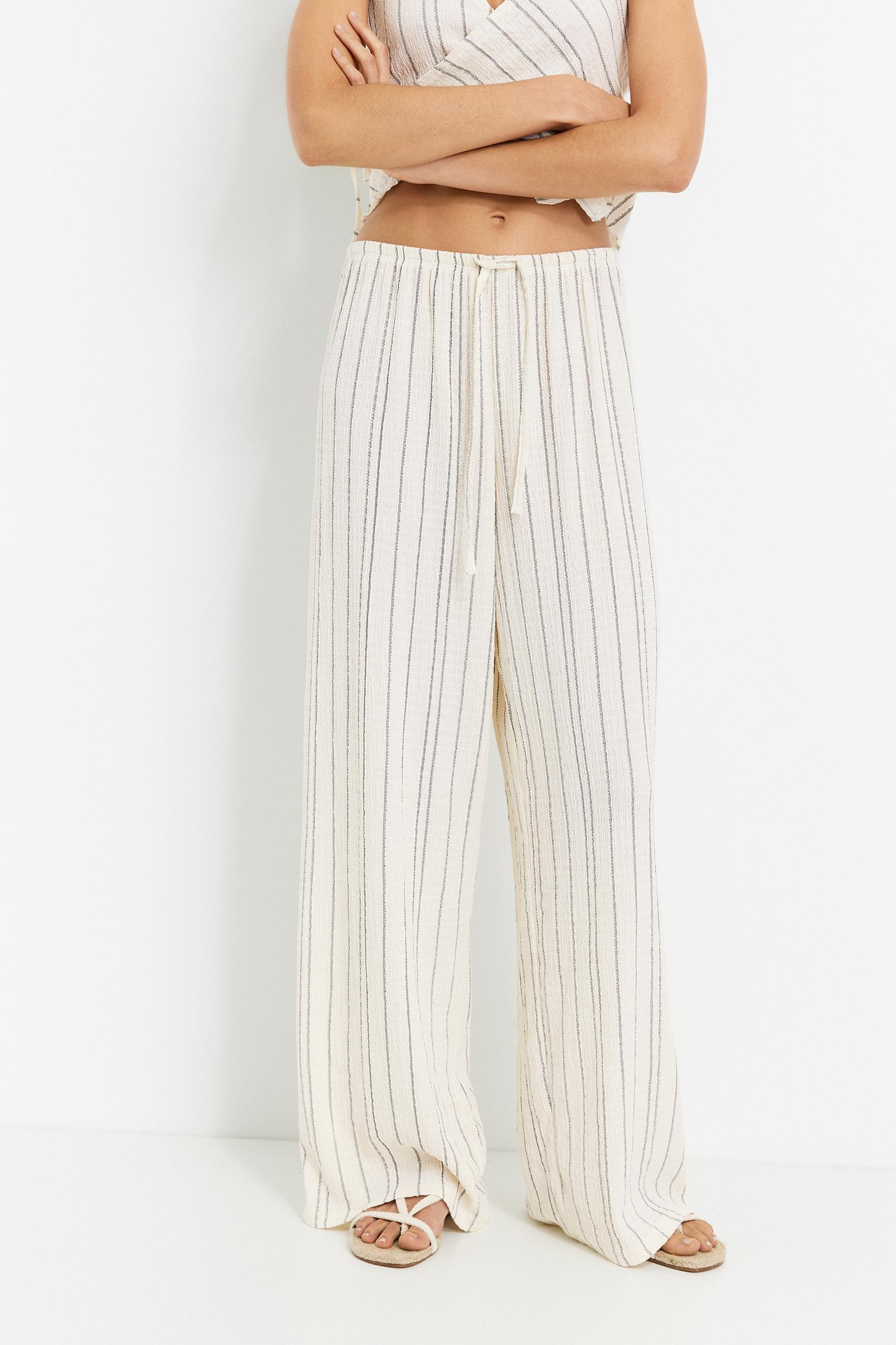 Rustic striped pants Product Image