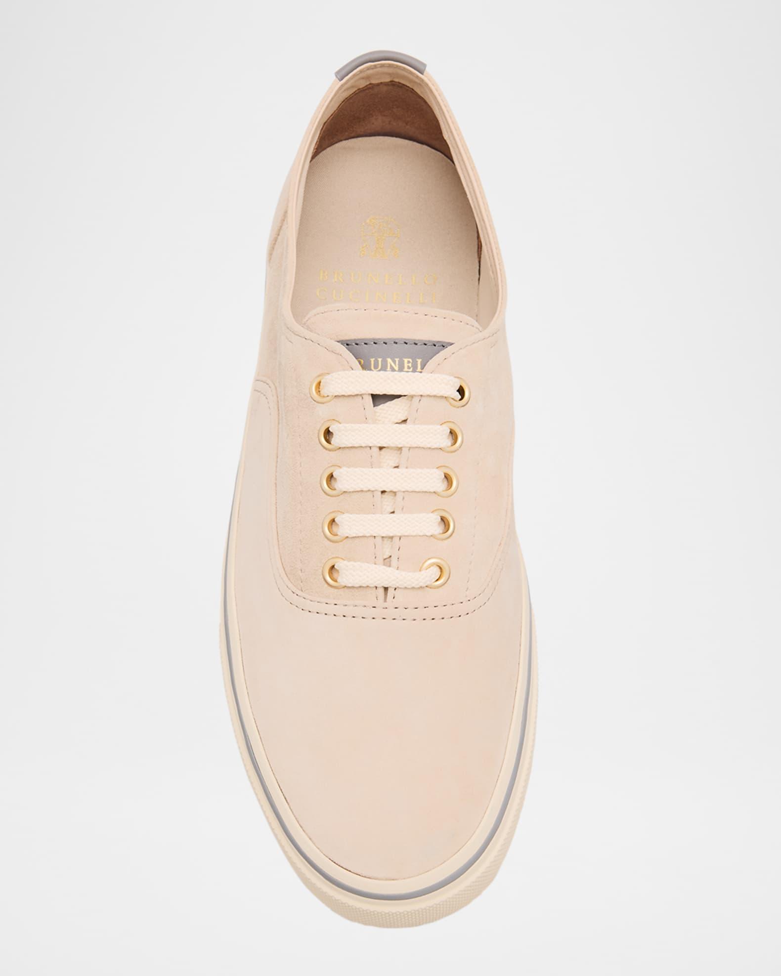 Men's Low-Top Canvas Sneakers  Product Image