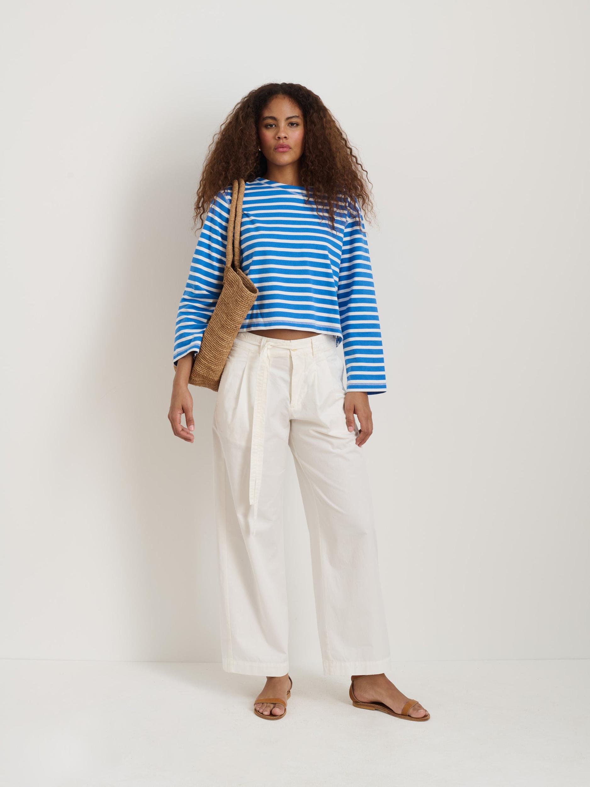 Ina Pleated Pant In Summer Twill Product Image