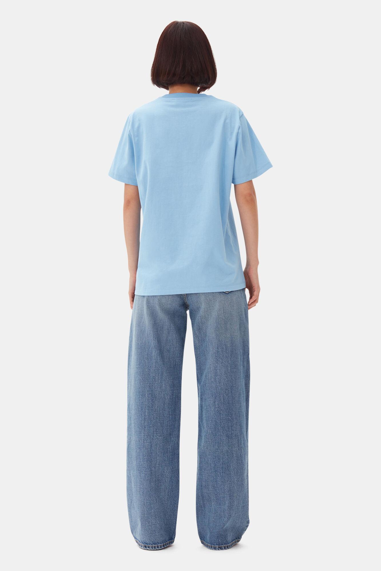 Blue Relaxed Jersey Tiger T-shirt Product Image