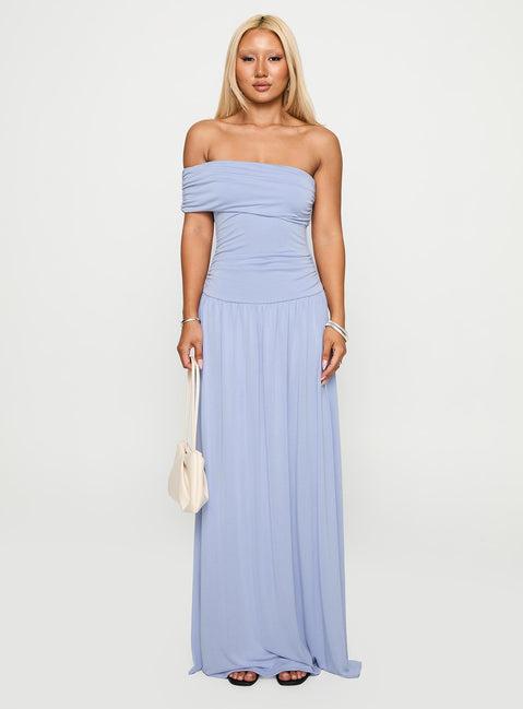 Decadence Strapless Maxi Dress Lilac Product Image