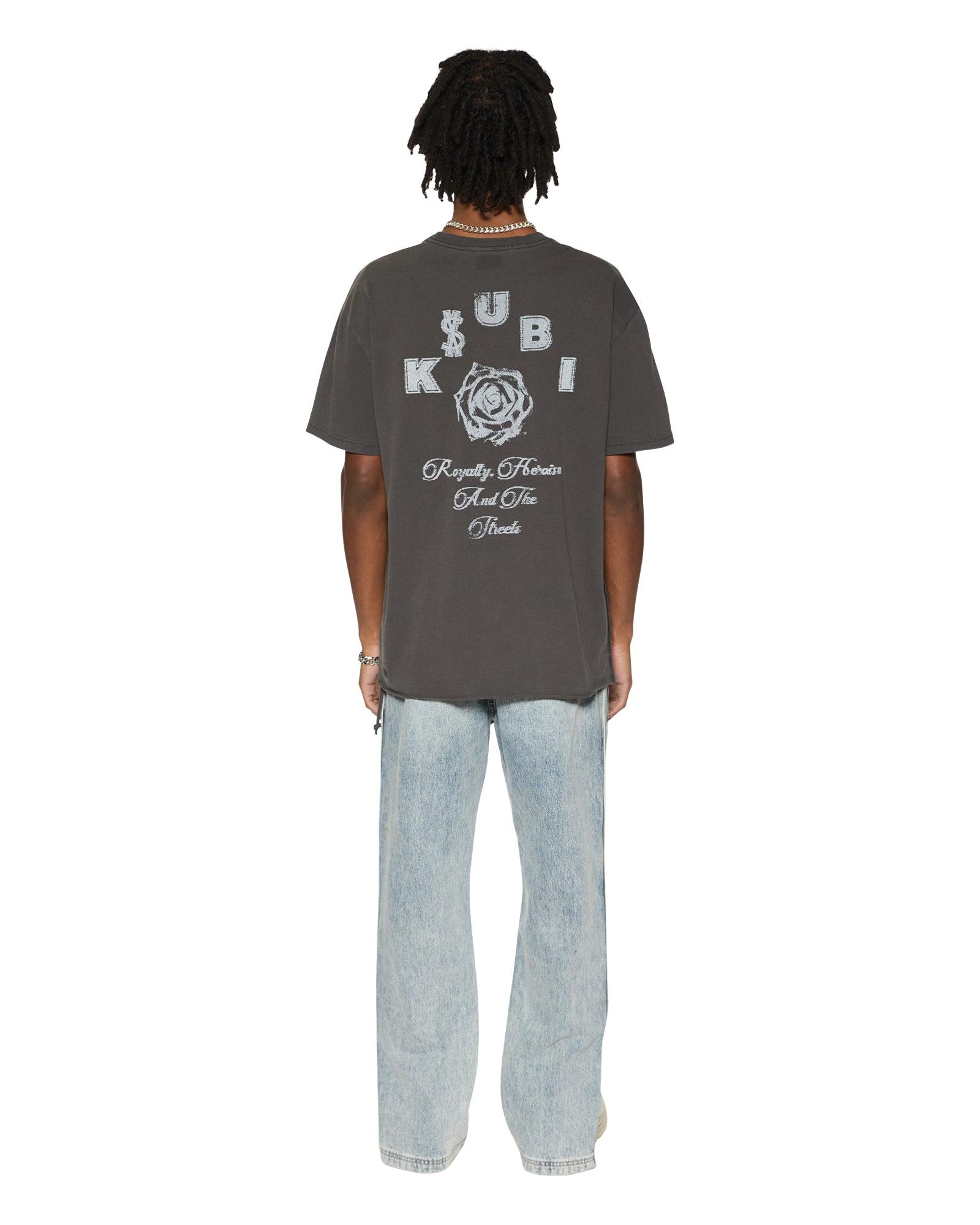 LOCK UP BIGGIE SS TEE FADED BLACK Male Product Image