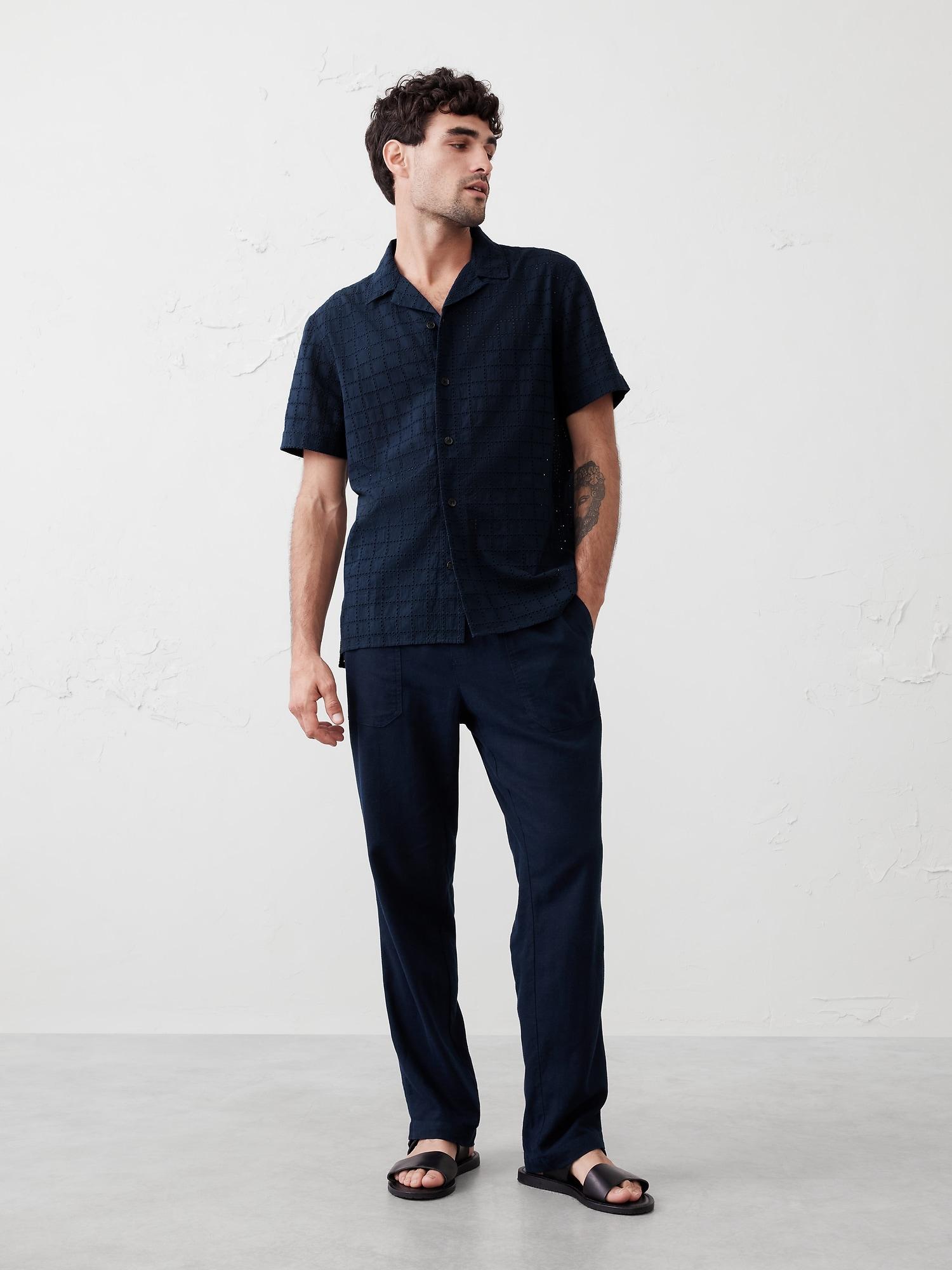 Eyelet Resort Shirt Product Image