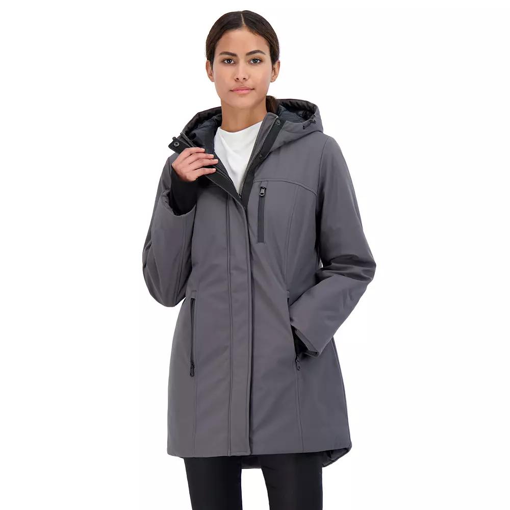 Women's Sebby Collection Hooded Heavyweight Jacket,  Product Image