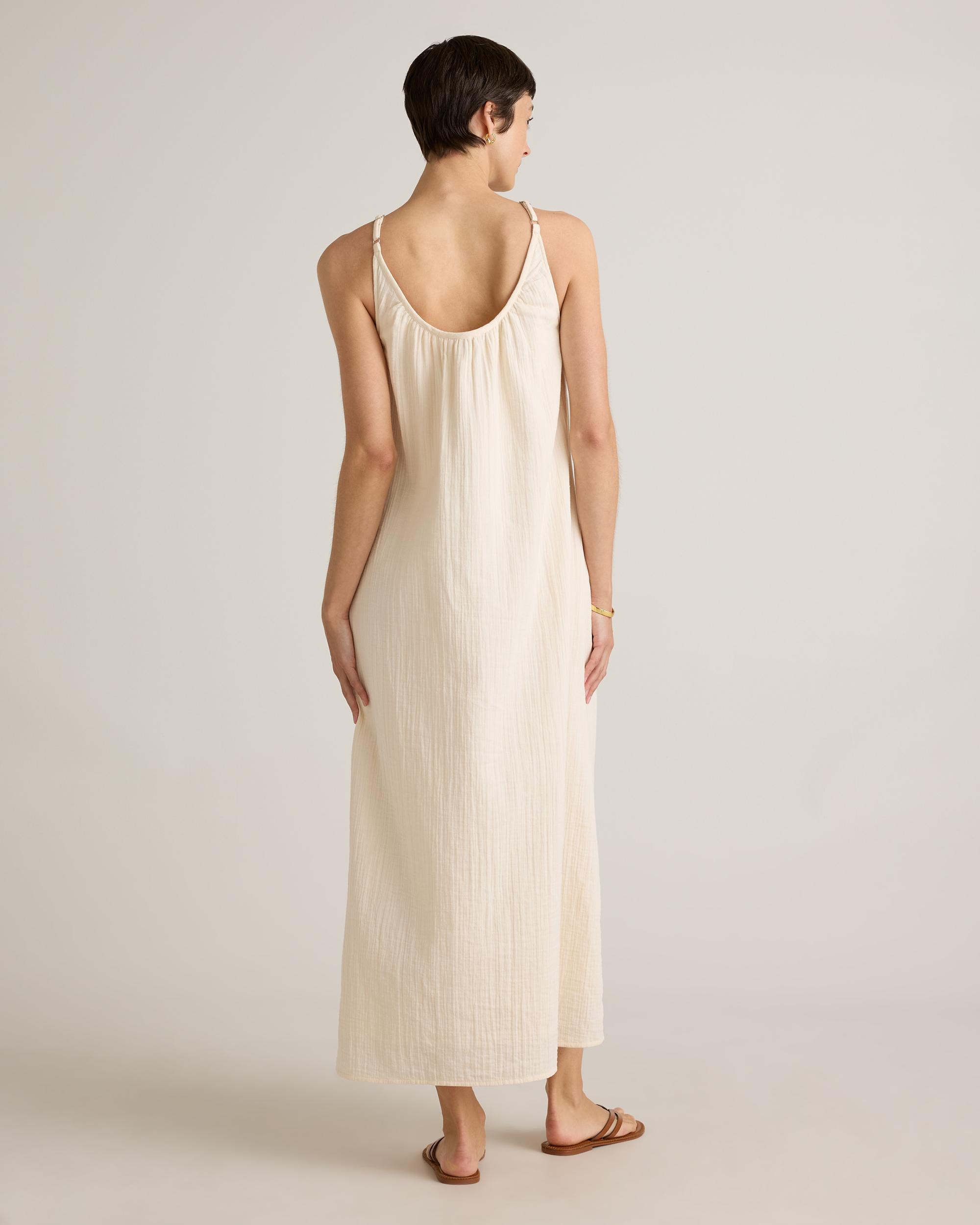 Quince | Women's Gauze Sleeveless Maxi Dress Size XL, Organic Cotton Product Image