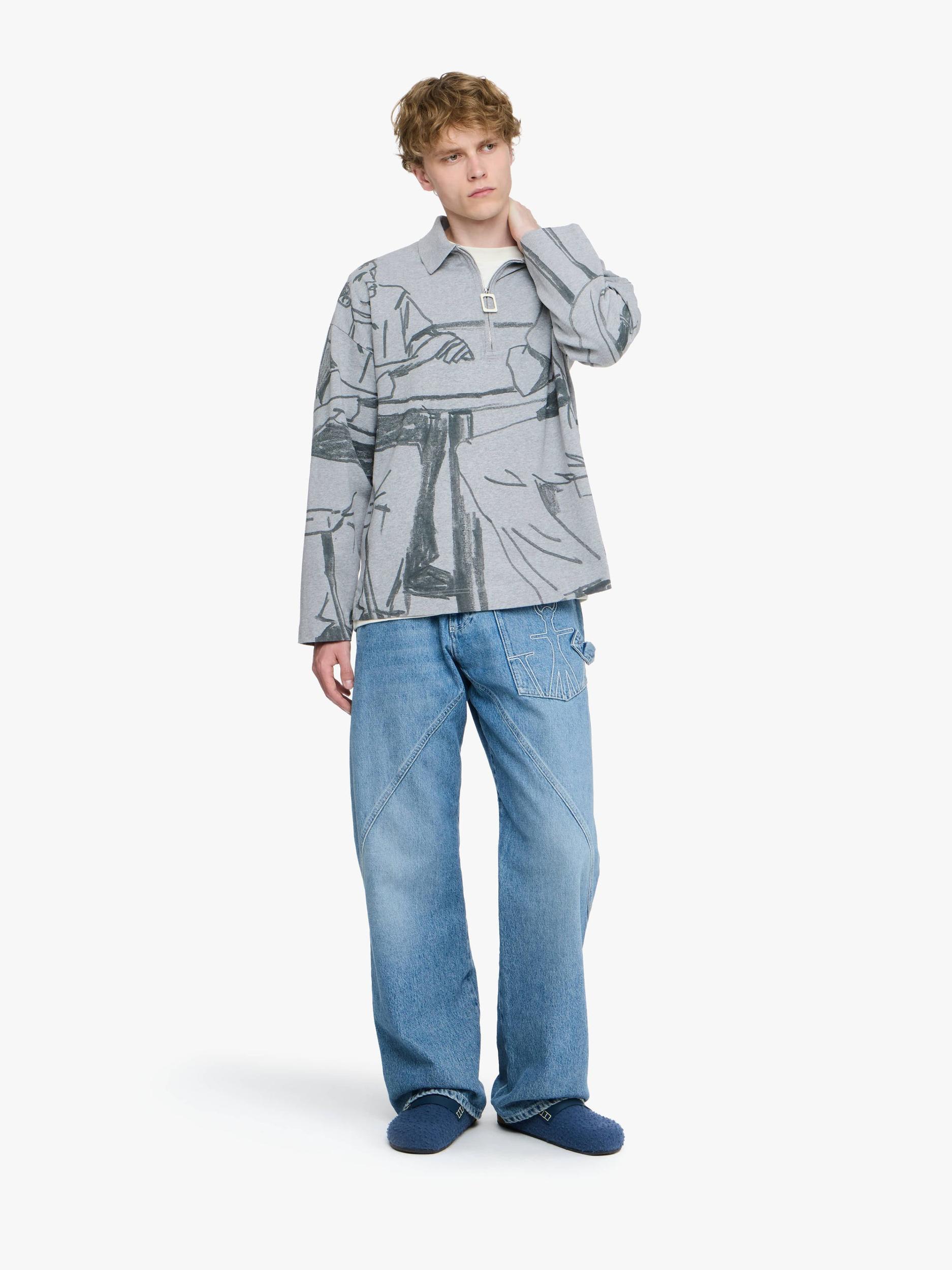 PRINTED RUGBY POLO Product Image