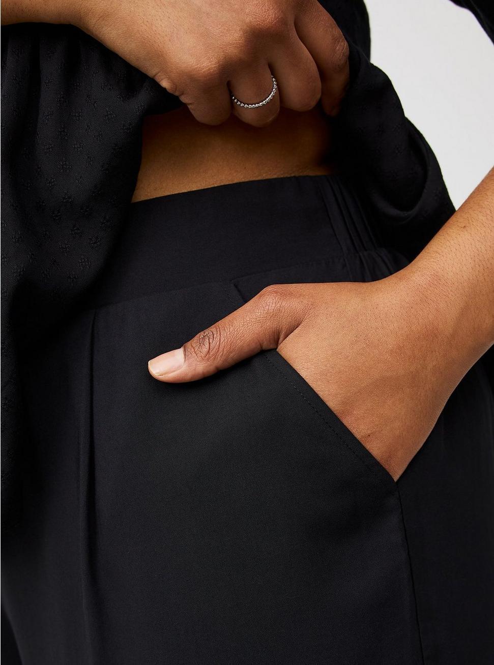 Pull-On Wide Leg Pant Product Image