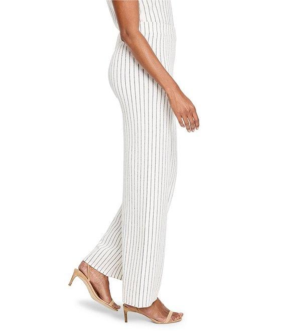 NIC + ZOE Coordinating Destination Stripe Wide Leg Knit Pants Product Image