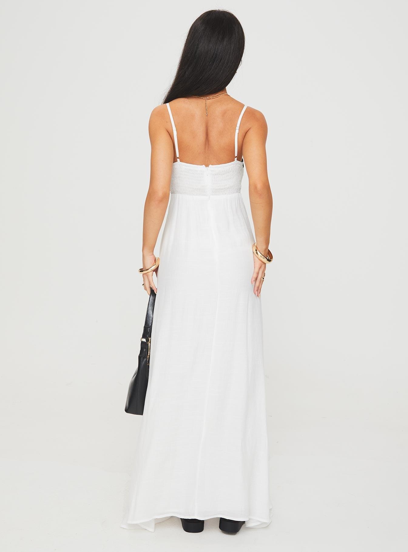 Croxetti Maxi Dress White Product Image