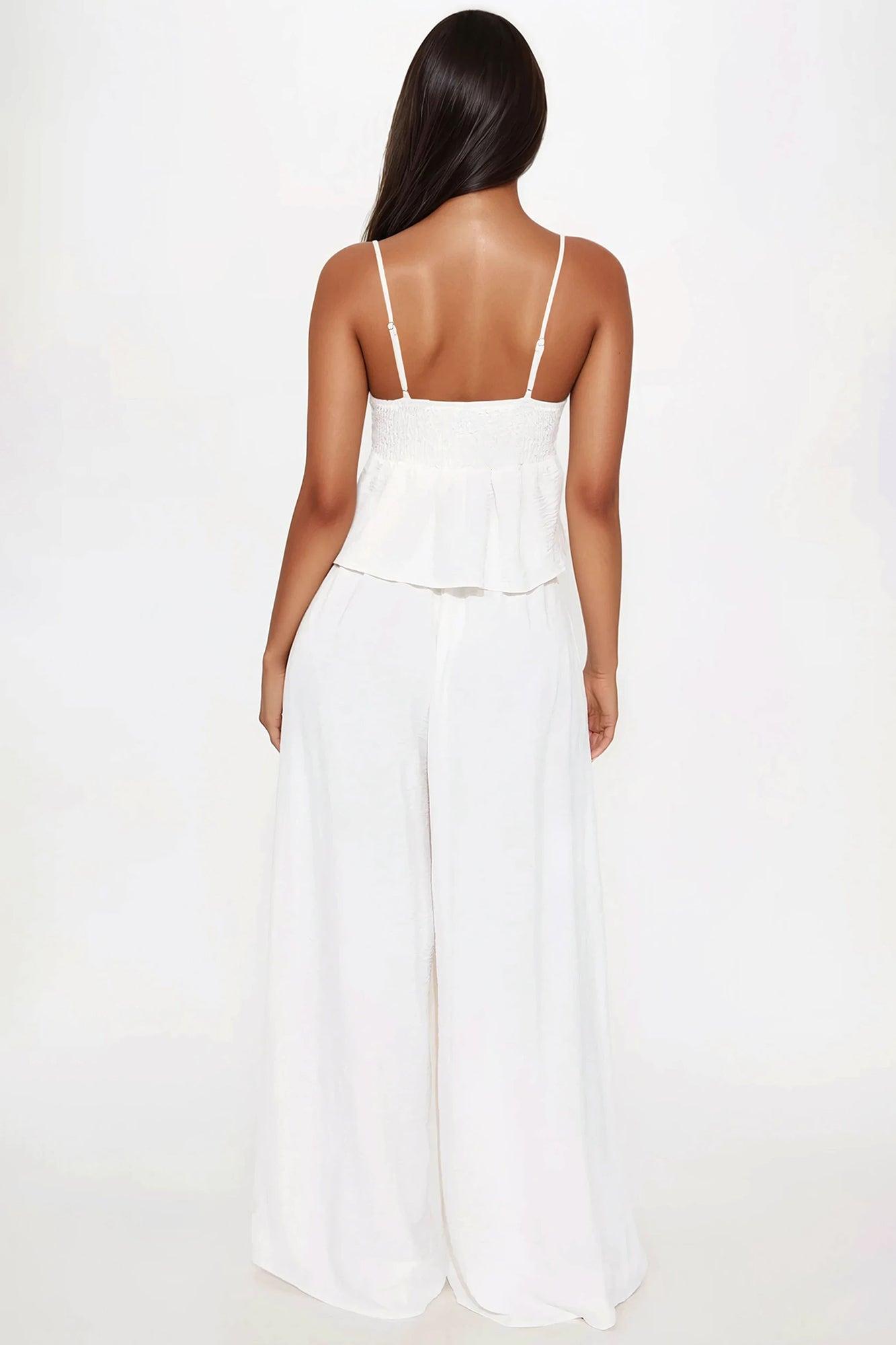 Amina Pant Set - White Product Image