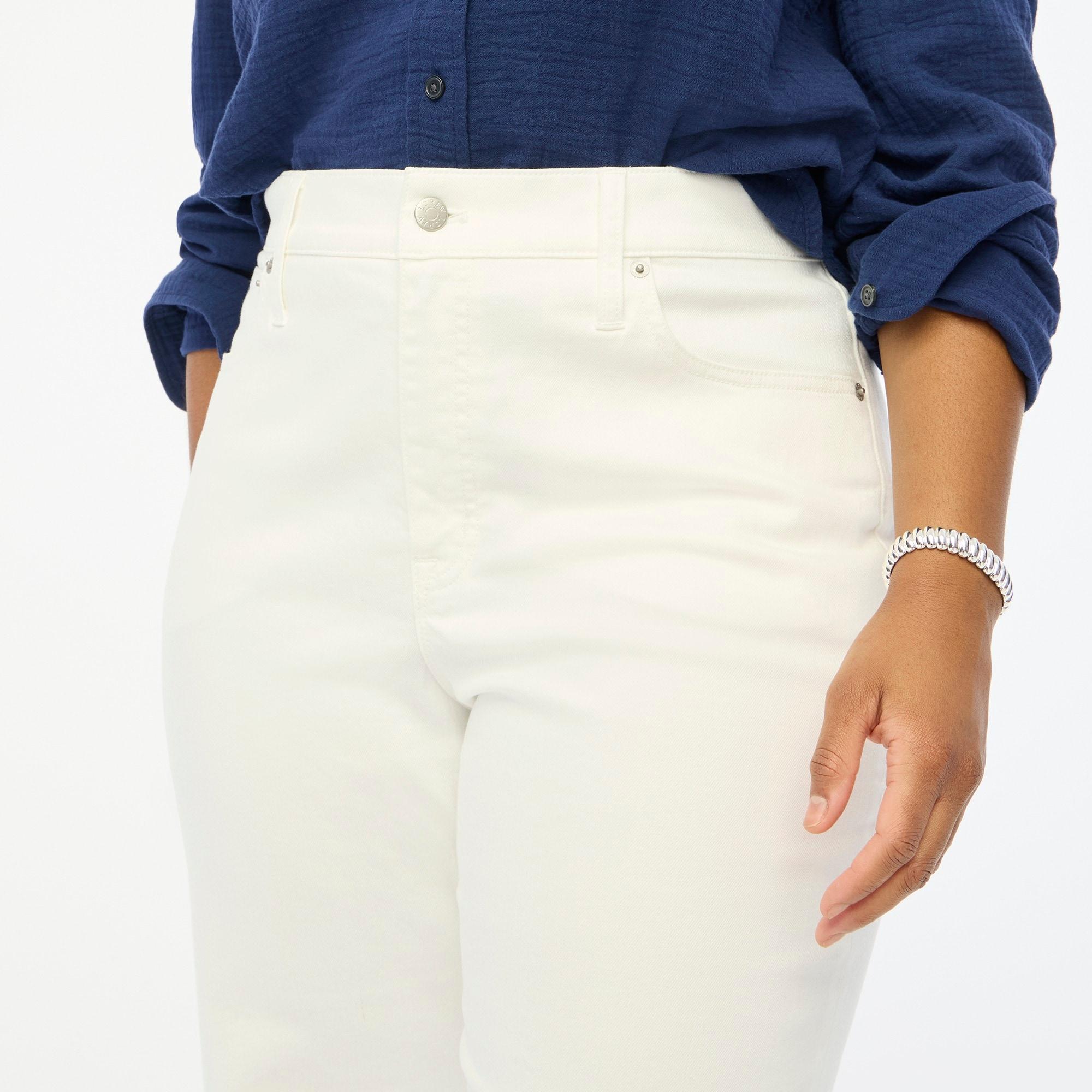 Wide-leg cropped jean in all-day stretch Product Image