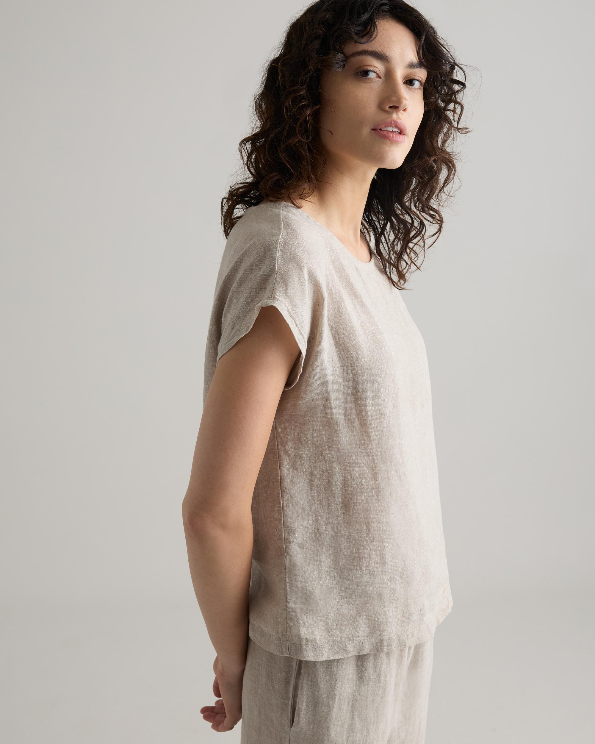 Quince | Women's 100% European Linen Pajama Set Product Image