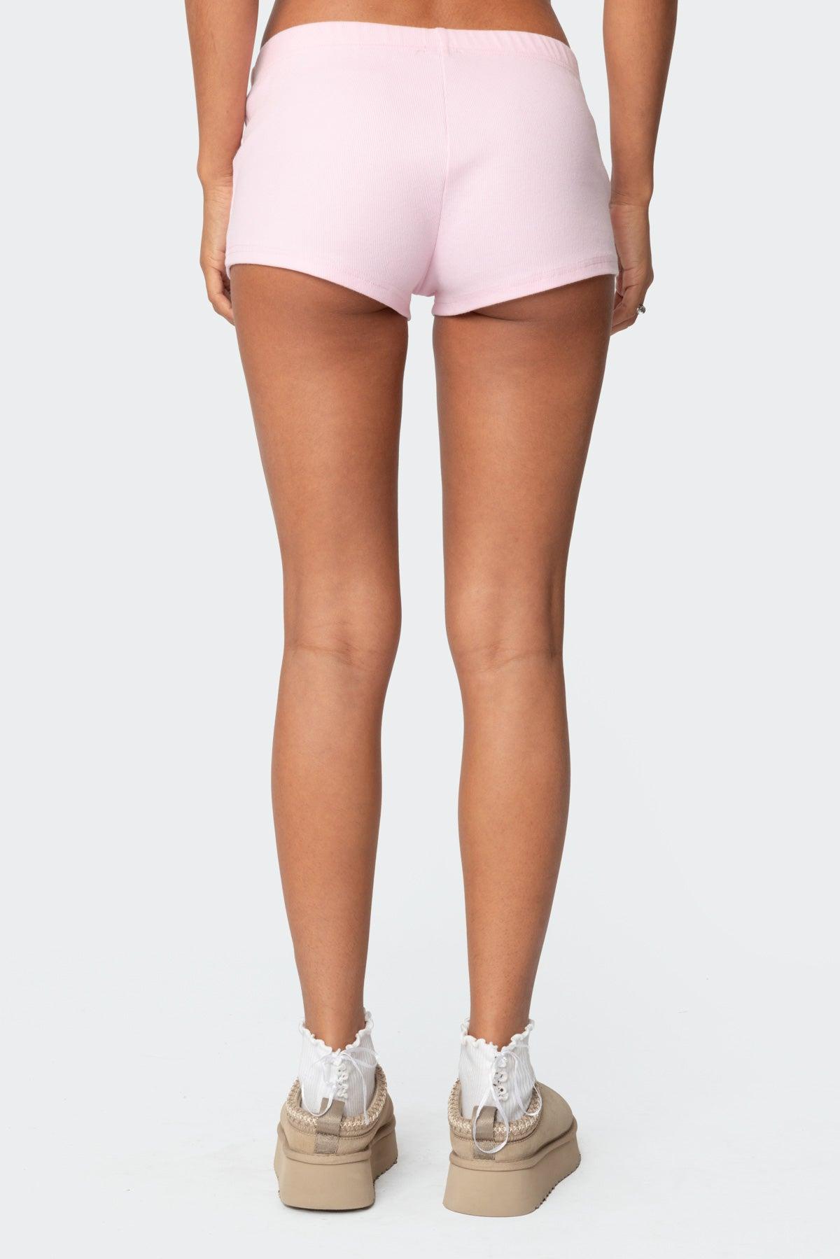 Rebekah Ribbed Shorts Product Image