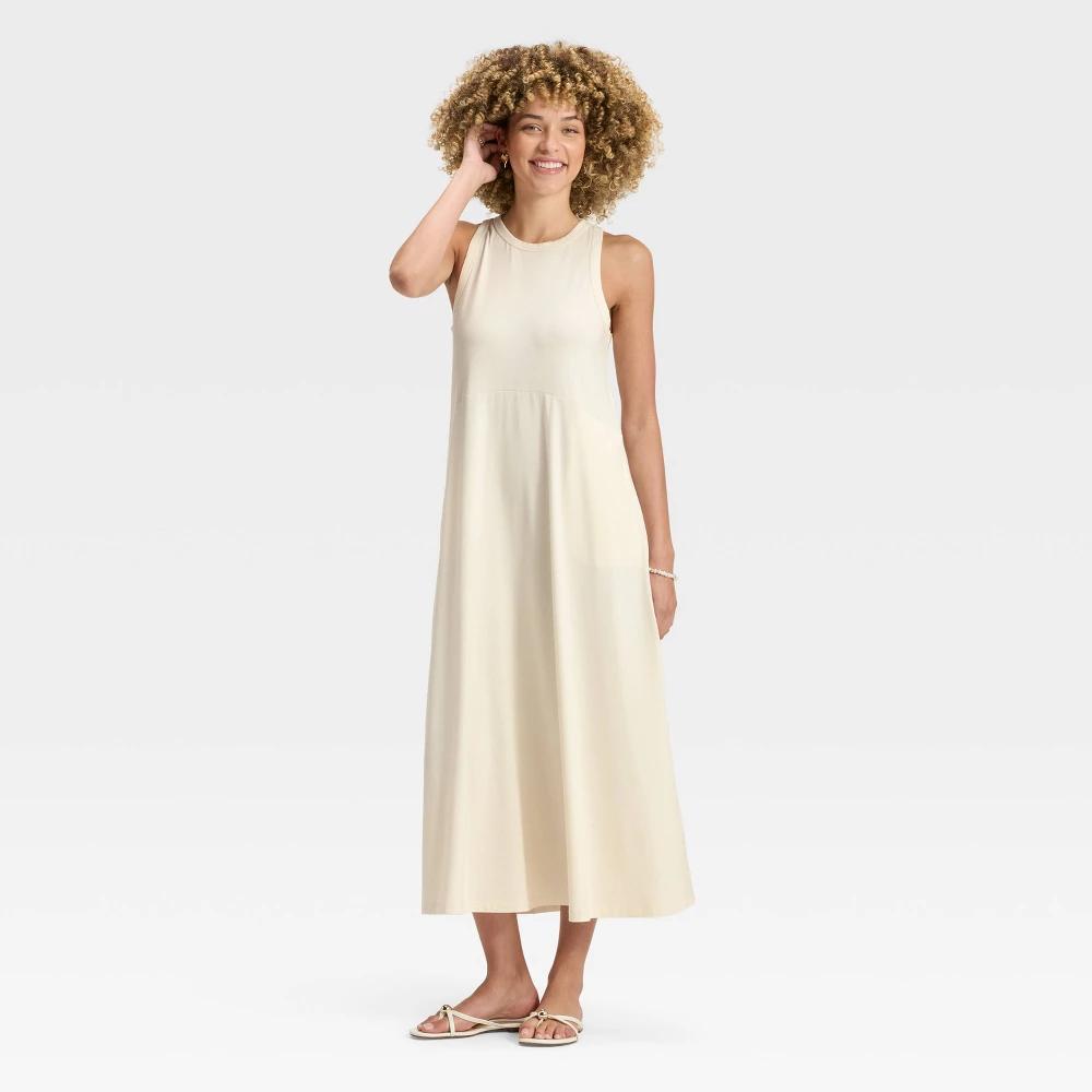 Women's Knit Maxi Tank Dress - A New Day™ Product Image