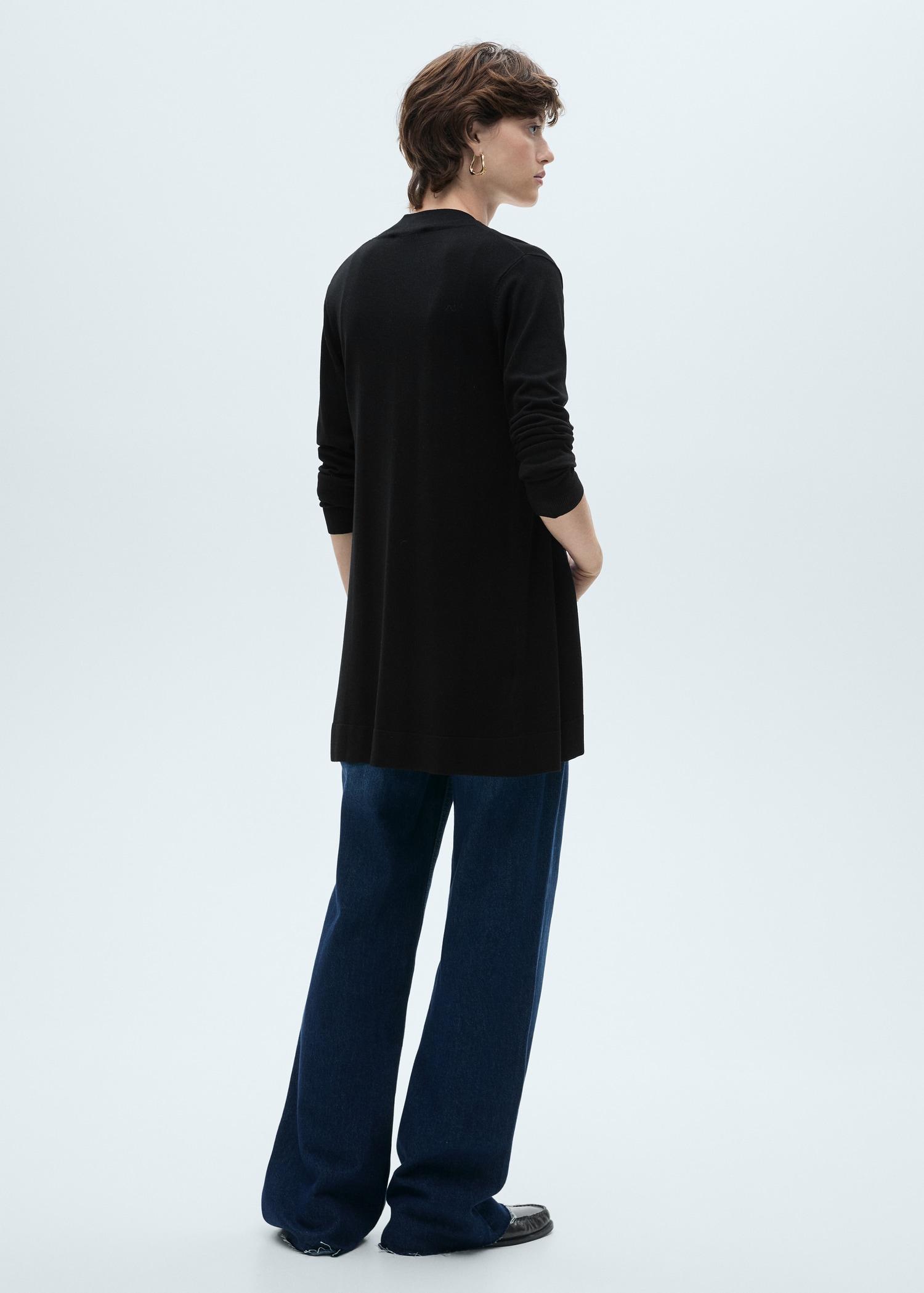 Fine-knit cardigan - Women | MANGO USA Product Image