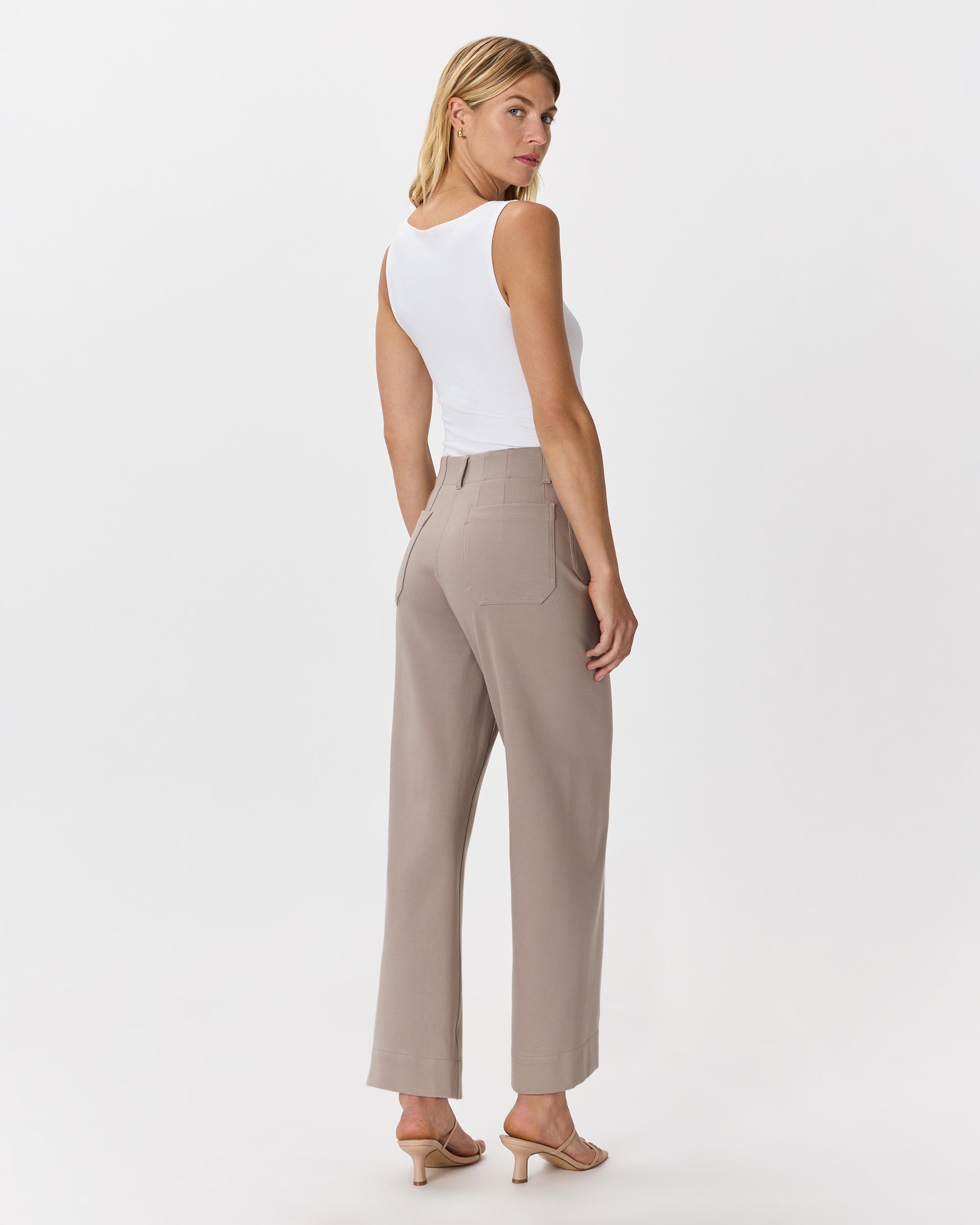 Quince | Women's Ultra-Stretch Ponte Cropped Wide Leg Pants Rayon Product Image