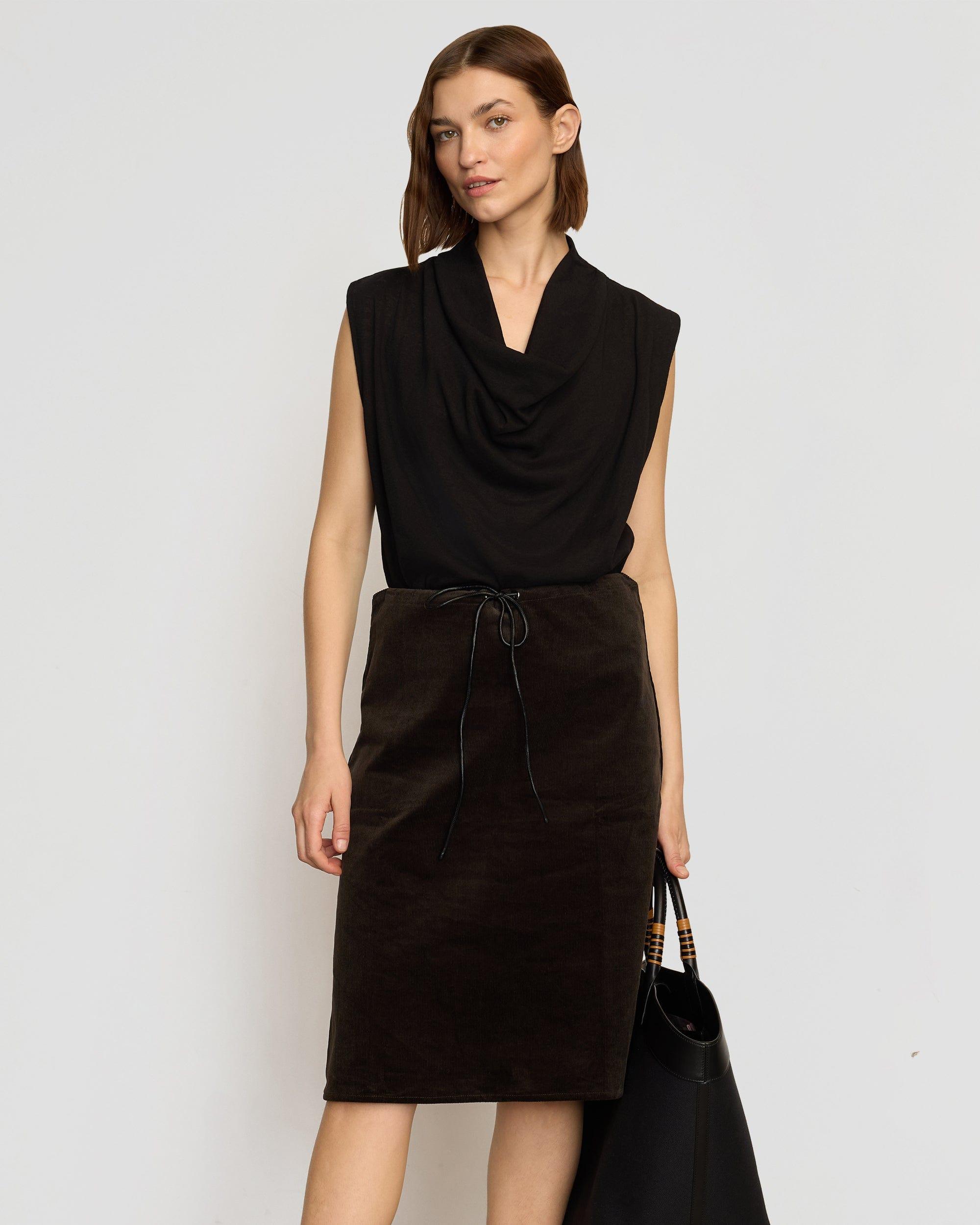 Bellamy Corduroy Tie-Waist Skirt Product Image