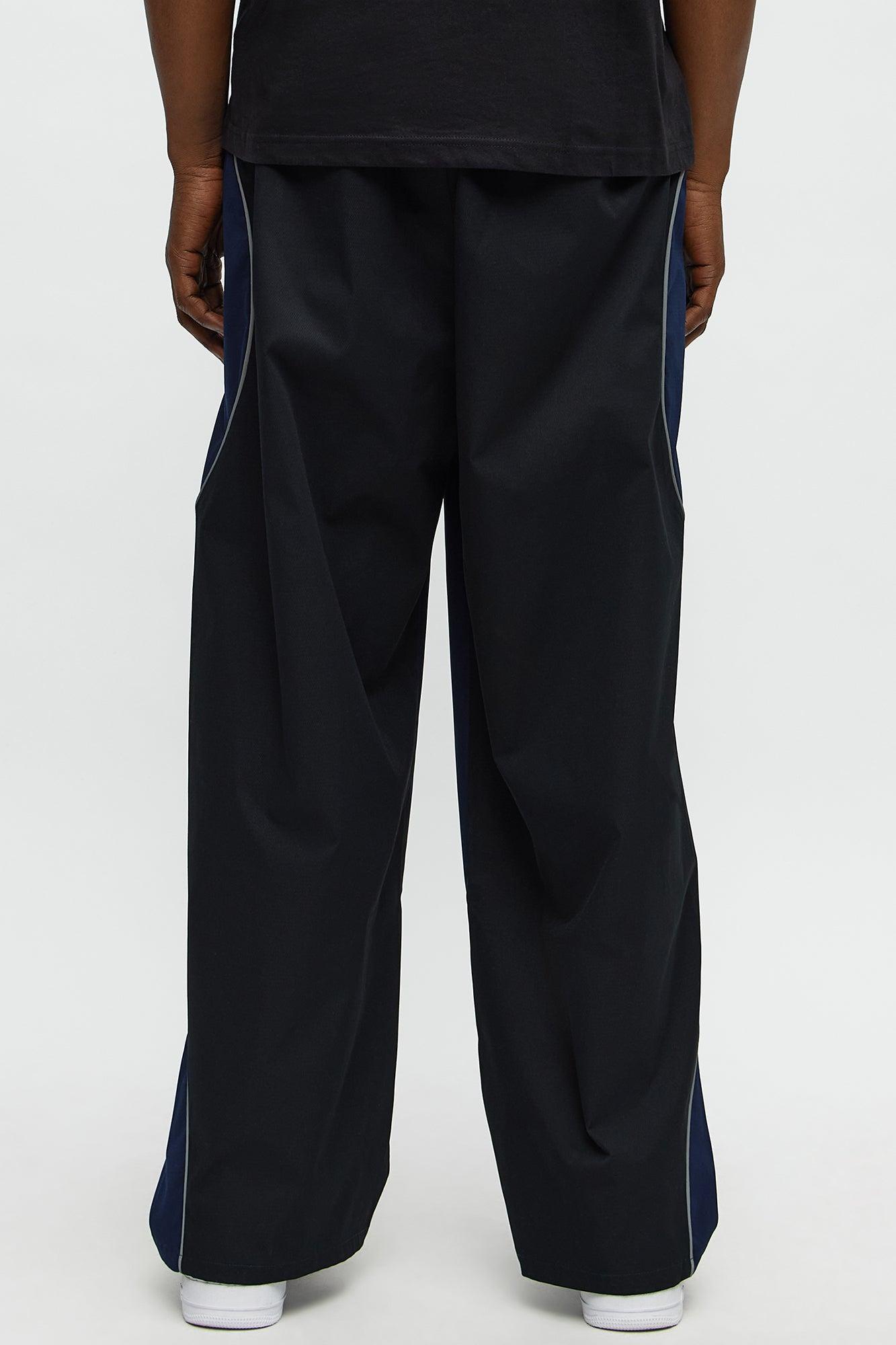 Belgrade Colorblock Baggy Pants - Navy Male Product Image