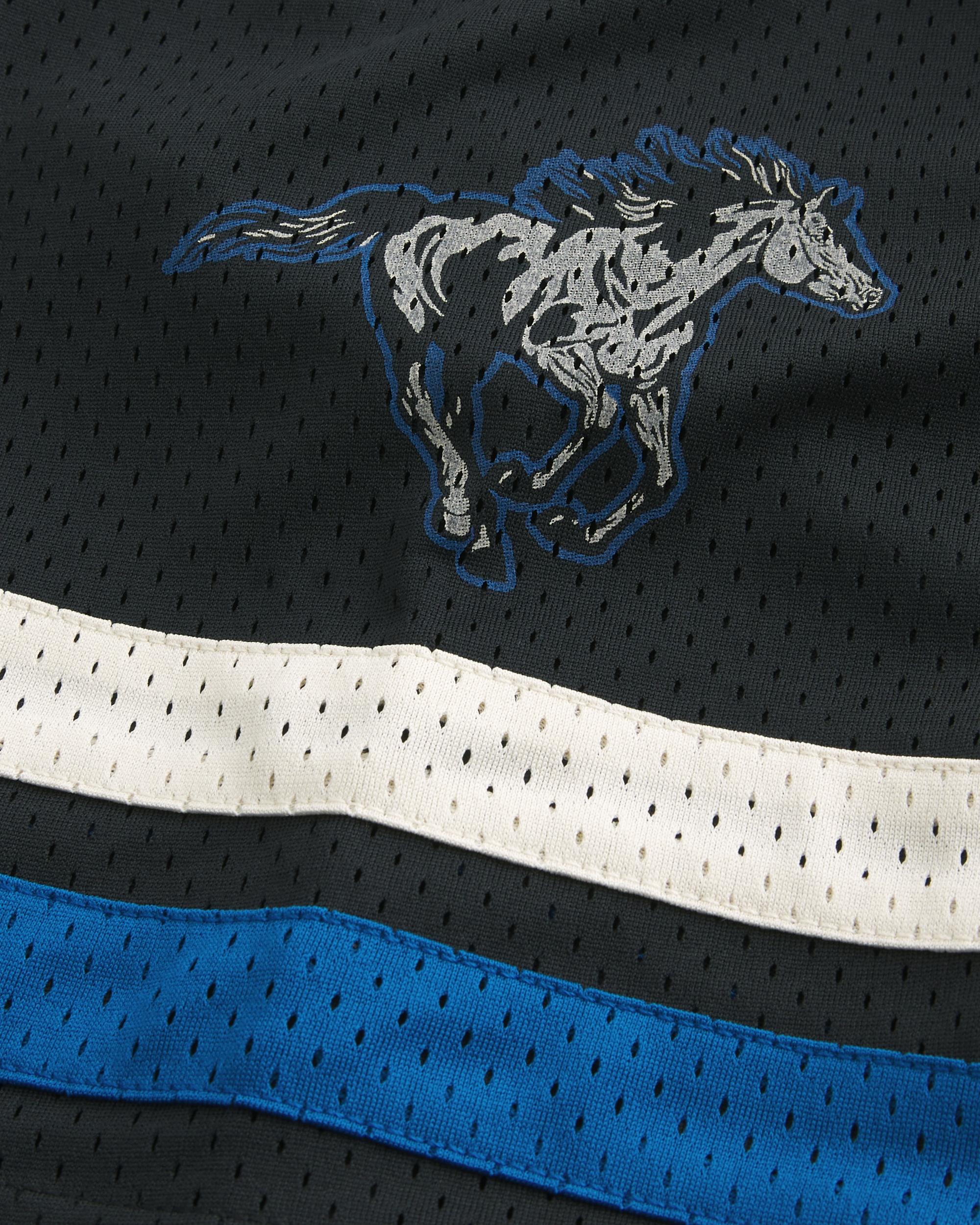 Boxy Crop Mesh North Valley Graphic Jersey Product Image