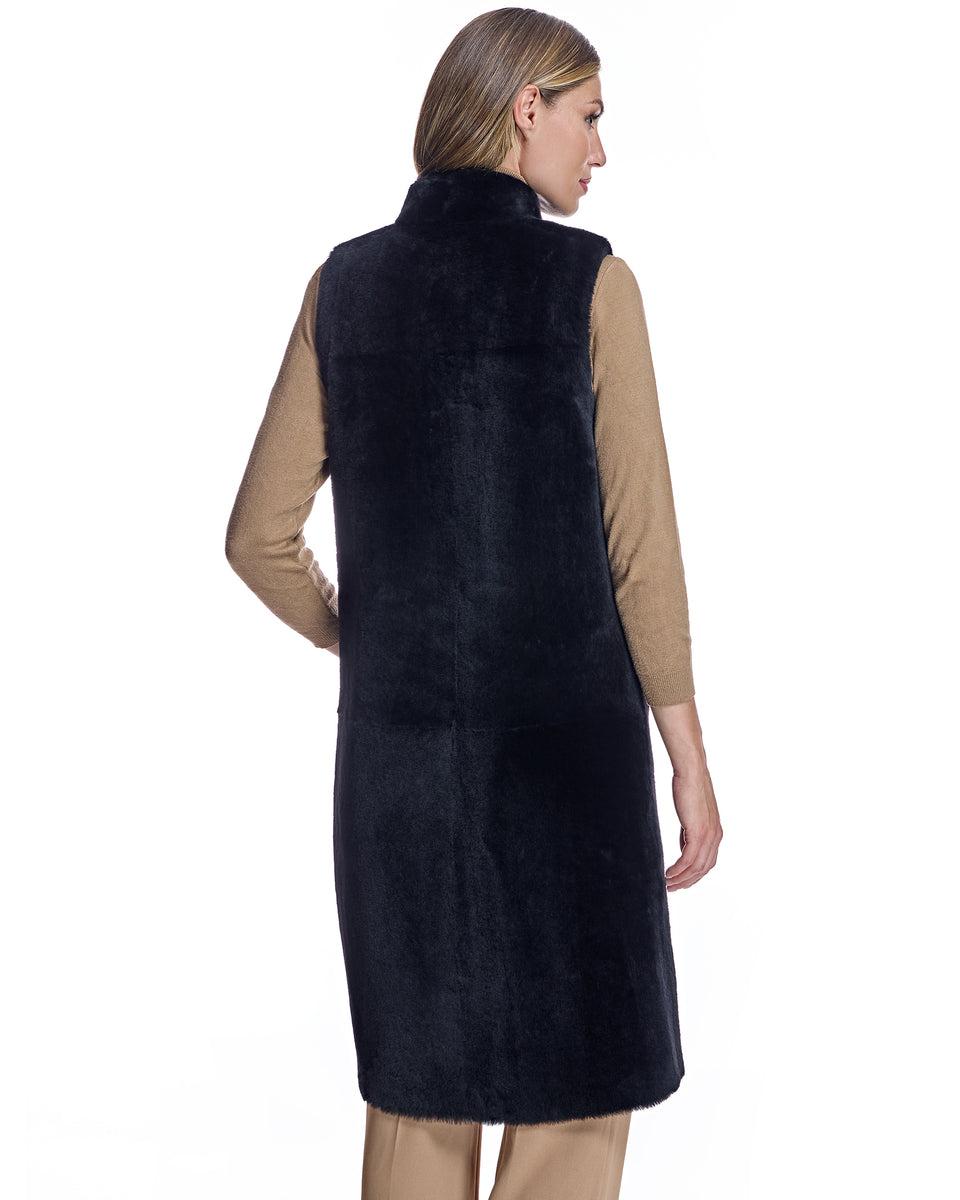 Reversible Shearling Vest Product Image