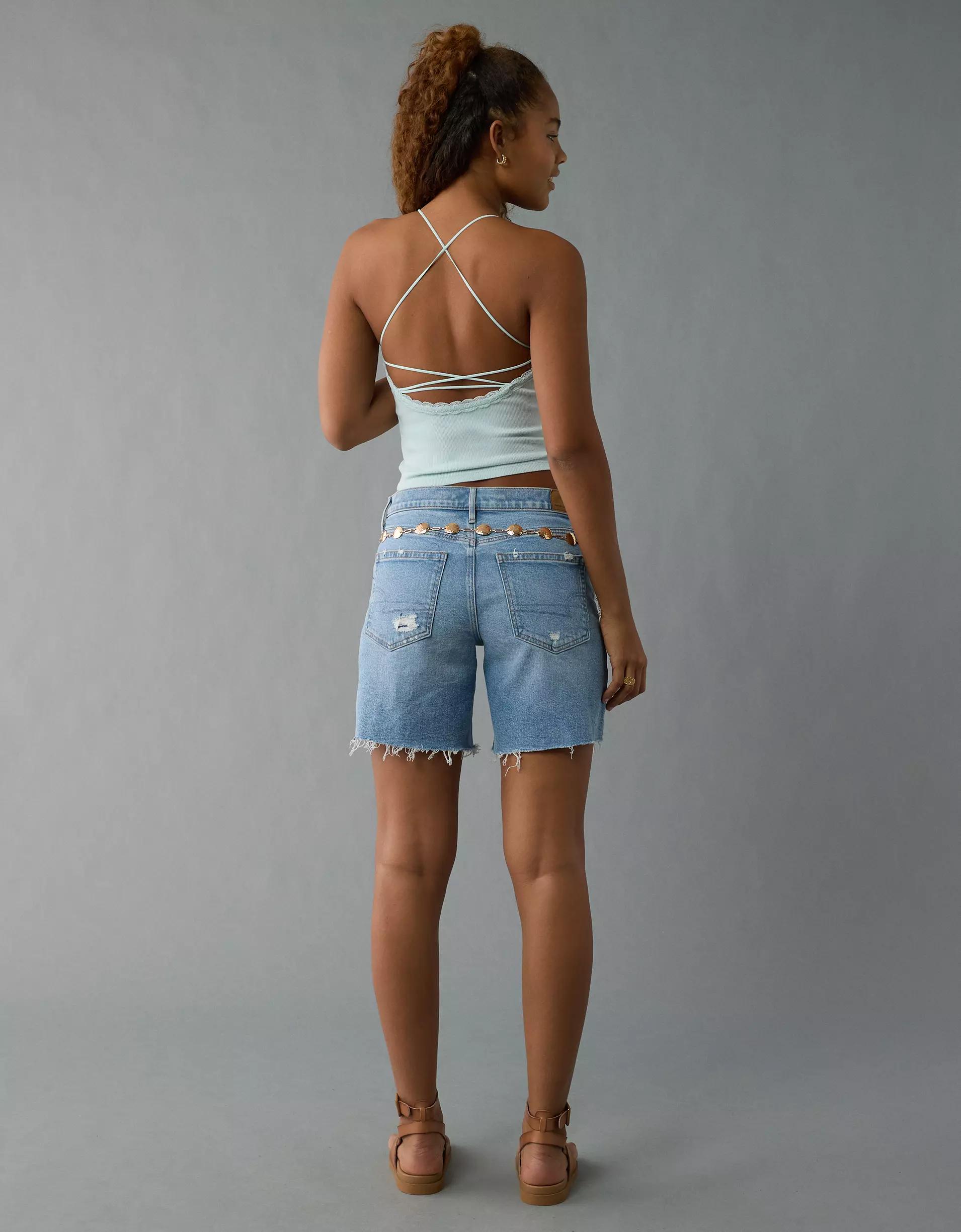 AE Strappy Go Lucky Cropped Lace Tank Top Product Image