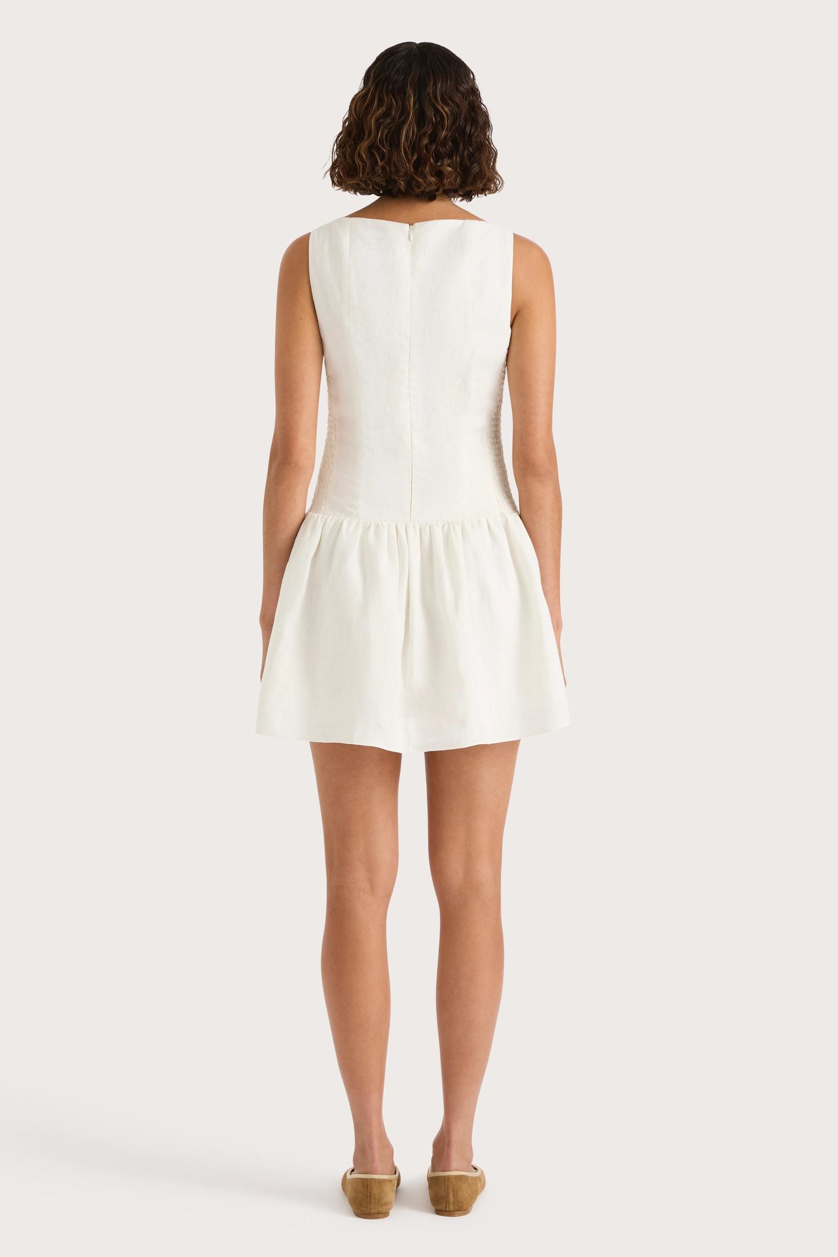 Blair Mini Dress White Product Image