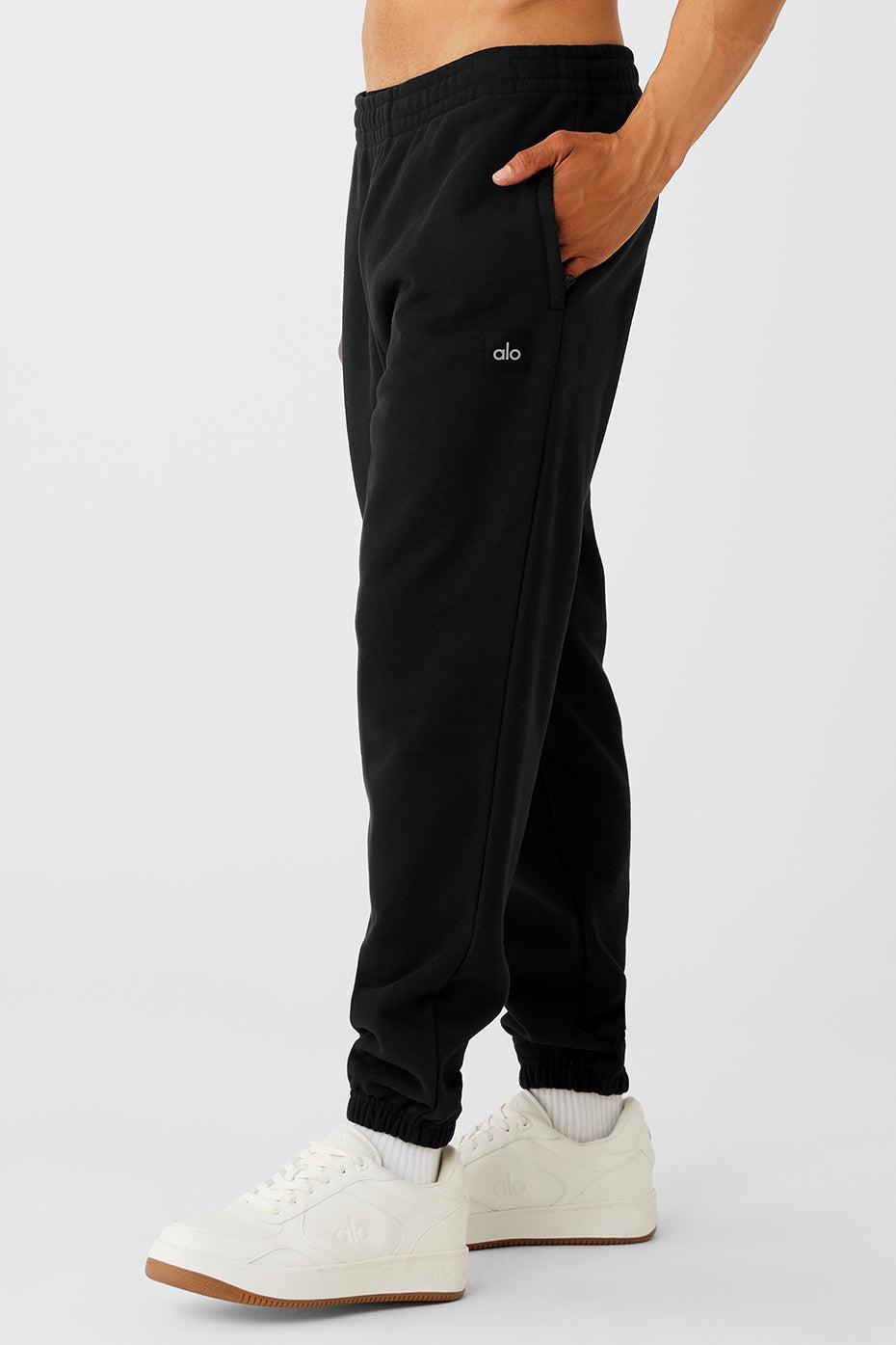 Cuffed Renown Heavy Weight Sweatpant - Black Male Product Image