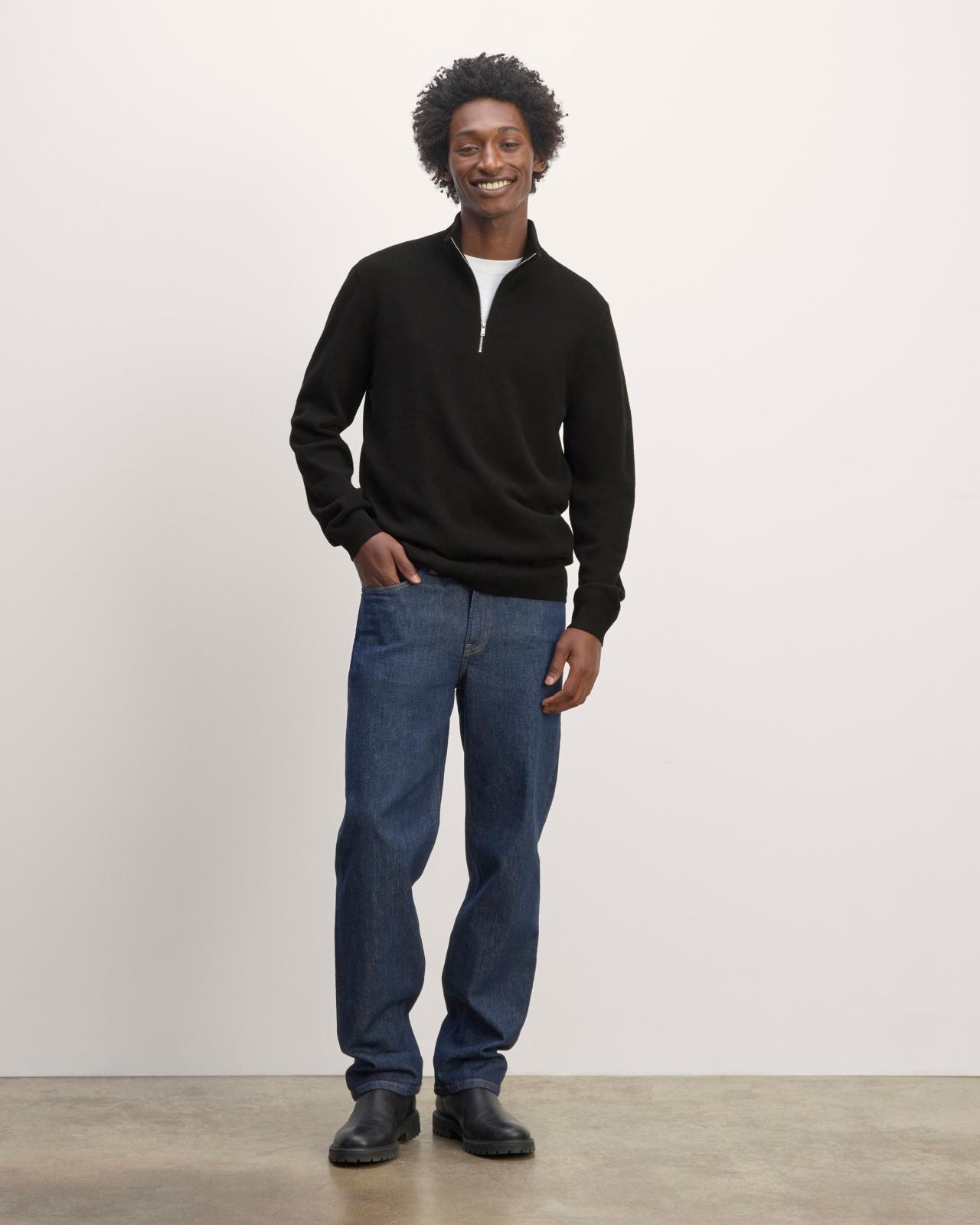 The Quarter-Zip in Cashmere Product Image