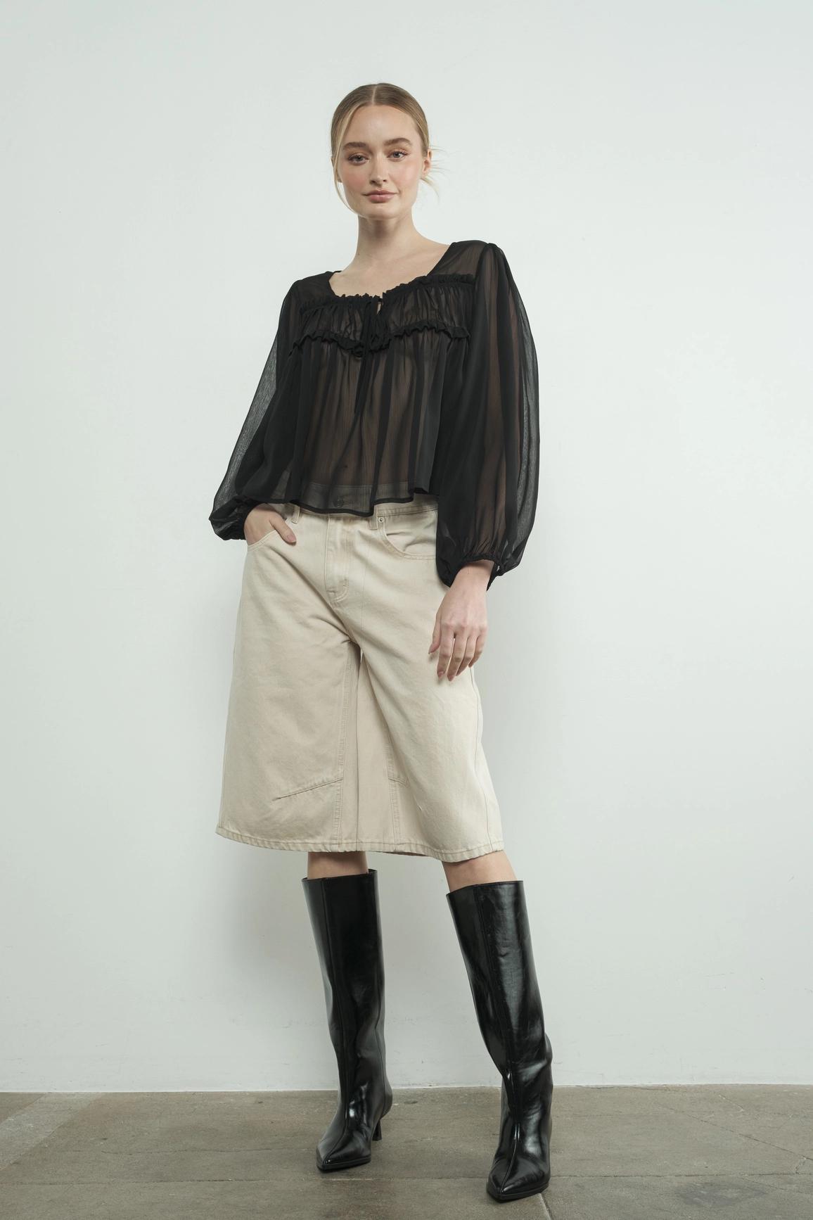 Baggy Bermuda Shorts Product Image