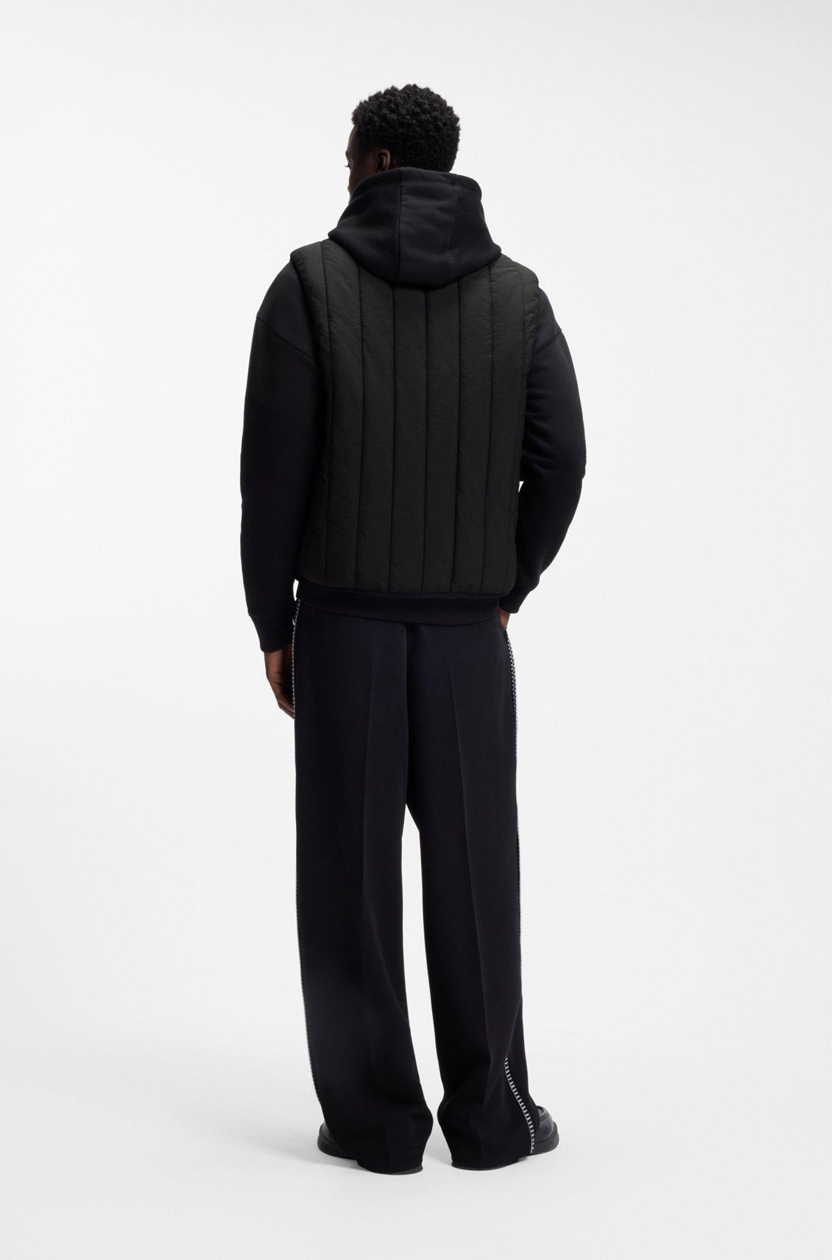 Lightweight gilet with vertical quilting Product Image