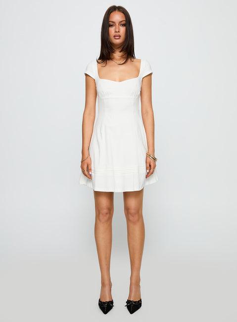 Infinite Wonders Mini Dress White Product Image