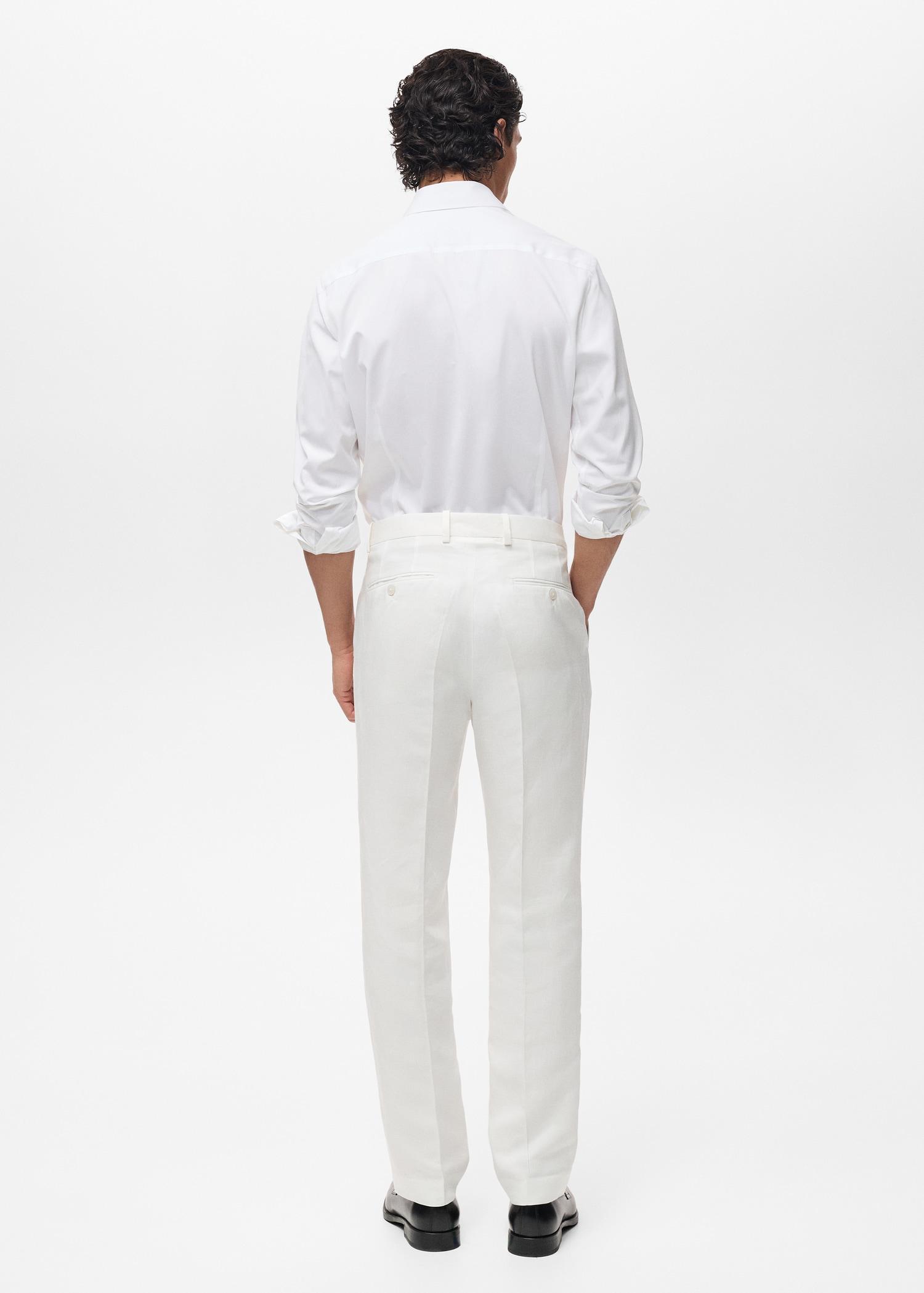 100% cotton slim fit shirt - Men | MANGO USA Product Image