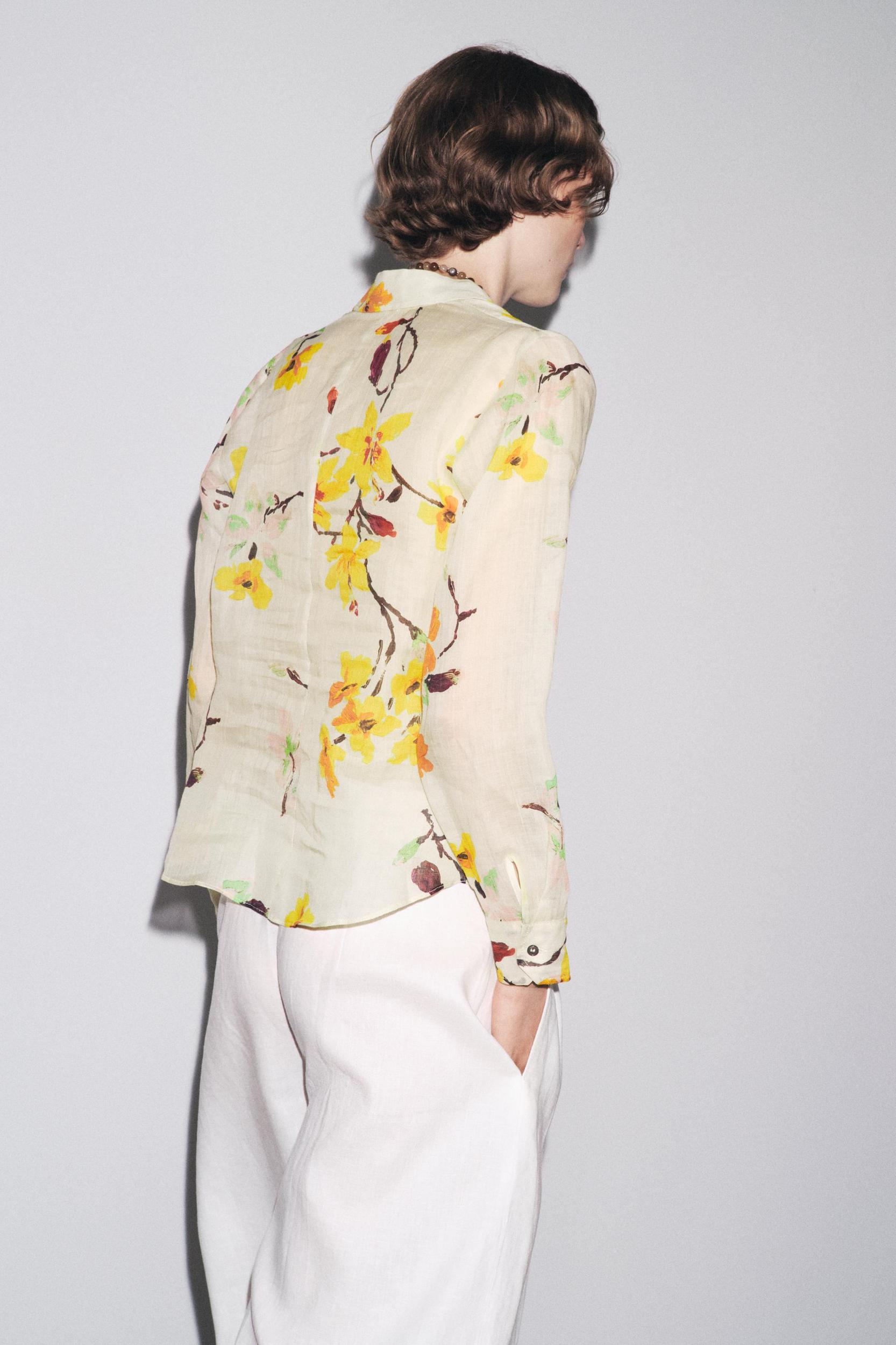 ZW COLLECTION RAMIE FLORAL SHIRT Product Image