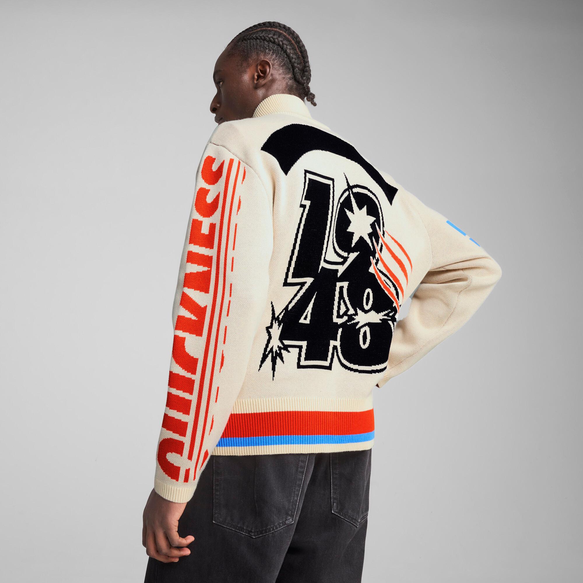 SPECIAL ITEMS Knit Moto Men's Jacket Product Image