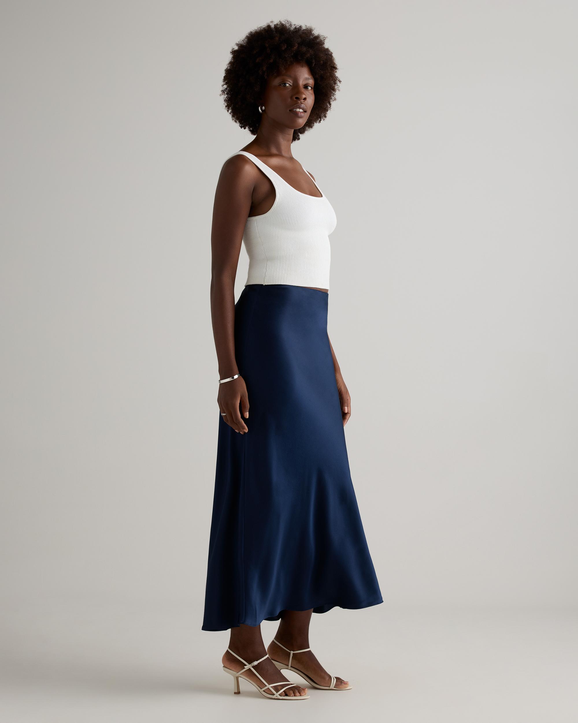 Quince | Women's Maxi Skirt Size XS, Silk Product Image