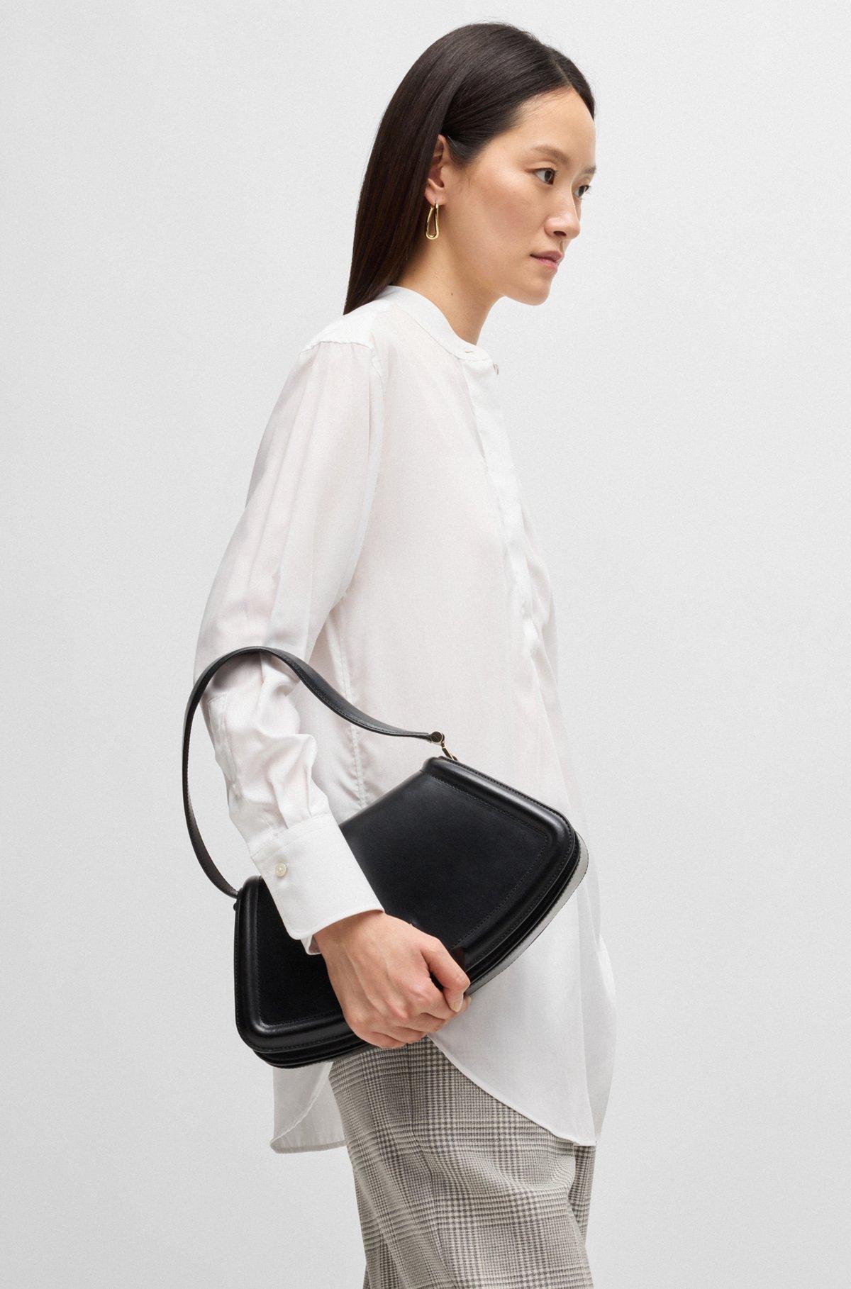 Relaxed-fit blouse in easy-iron poplin Product Image