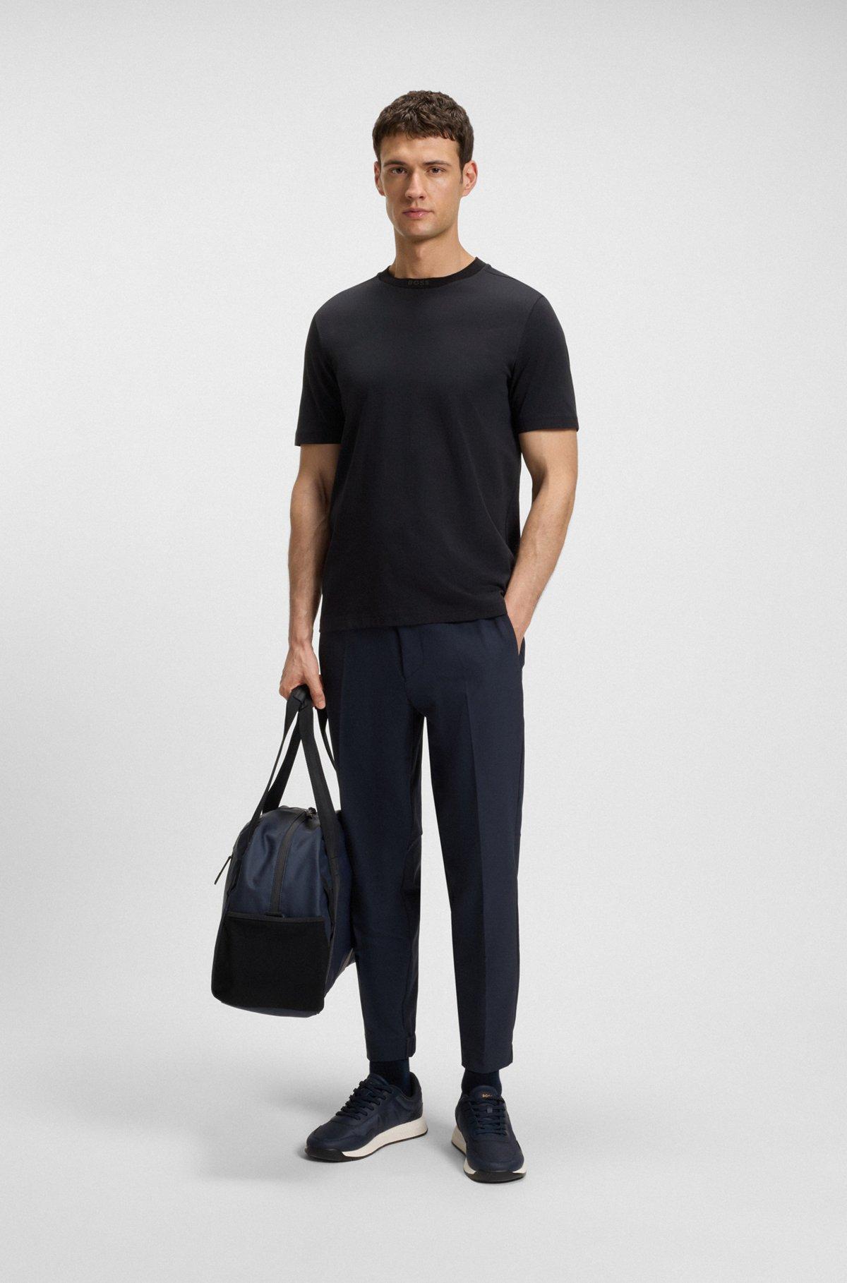 Active quick-dry polo shirt with check artwork Product Image