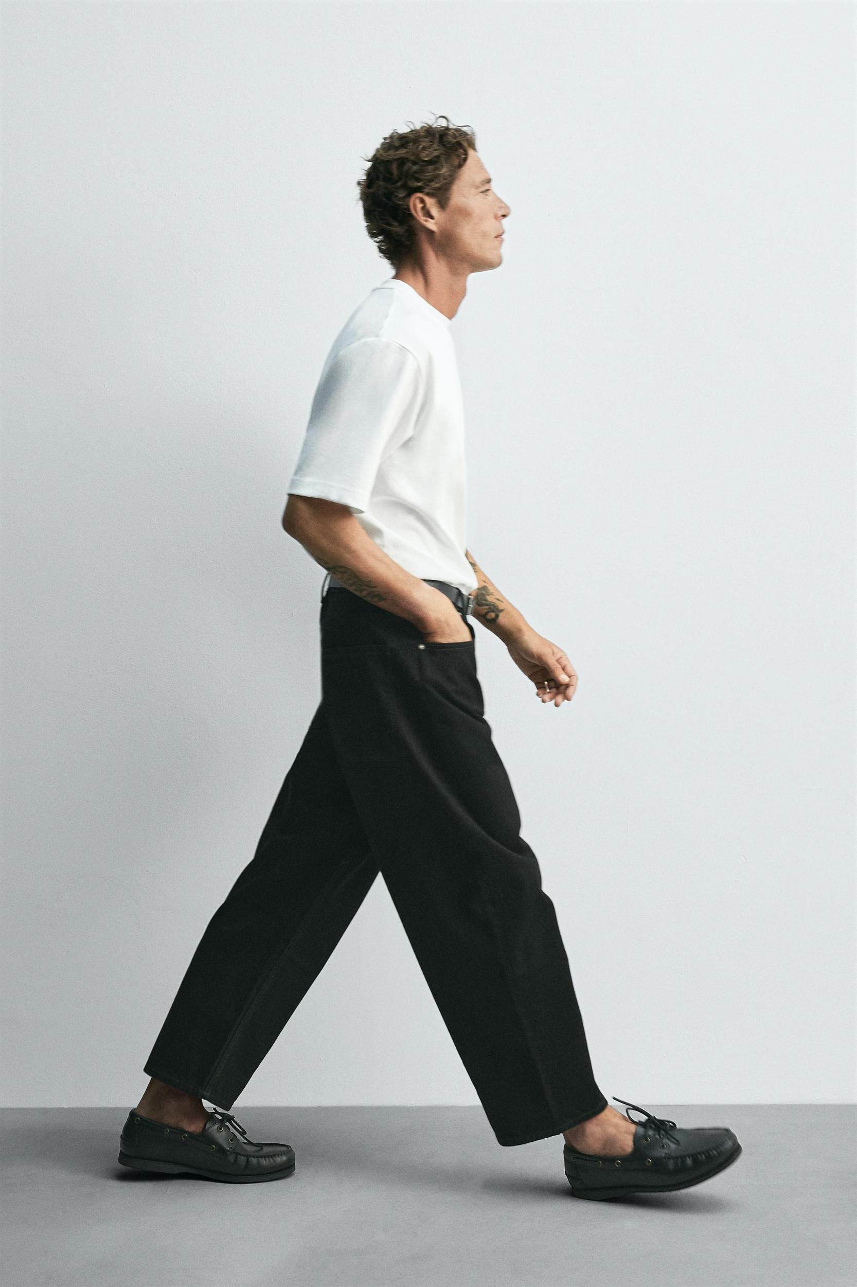 TAPERED WIDE FIT JEANS Product Image